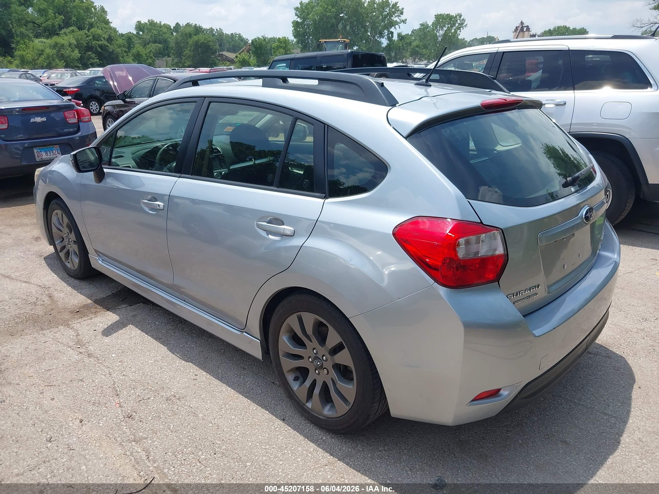 2015 Subaru Impreza 2.0i Sport Premium Silver vin: JF1GPAU68FH283147