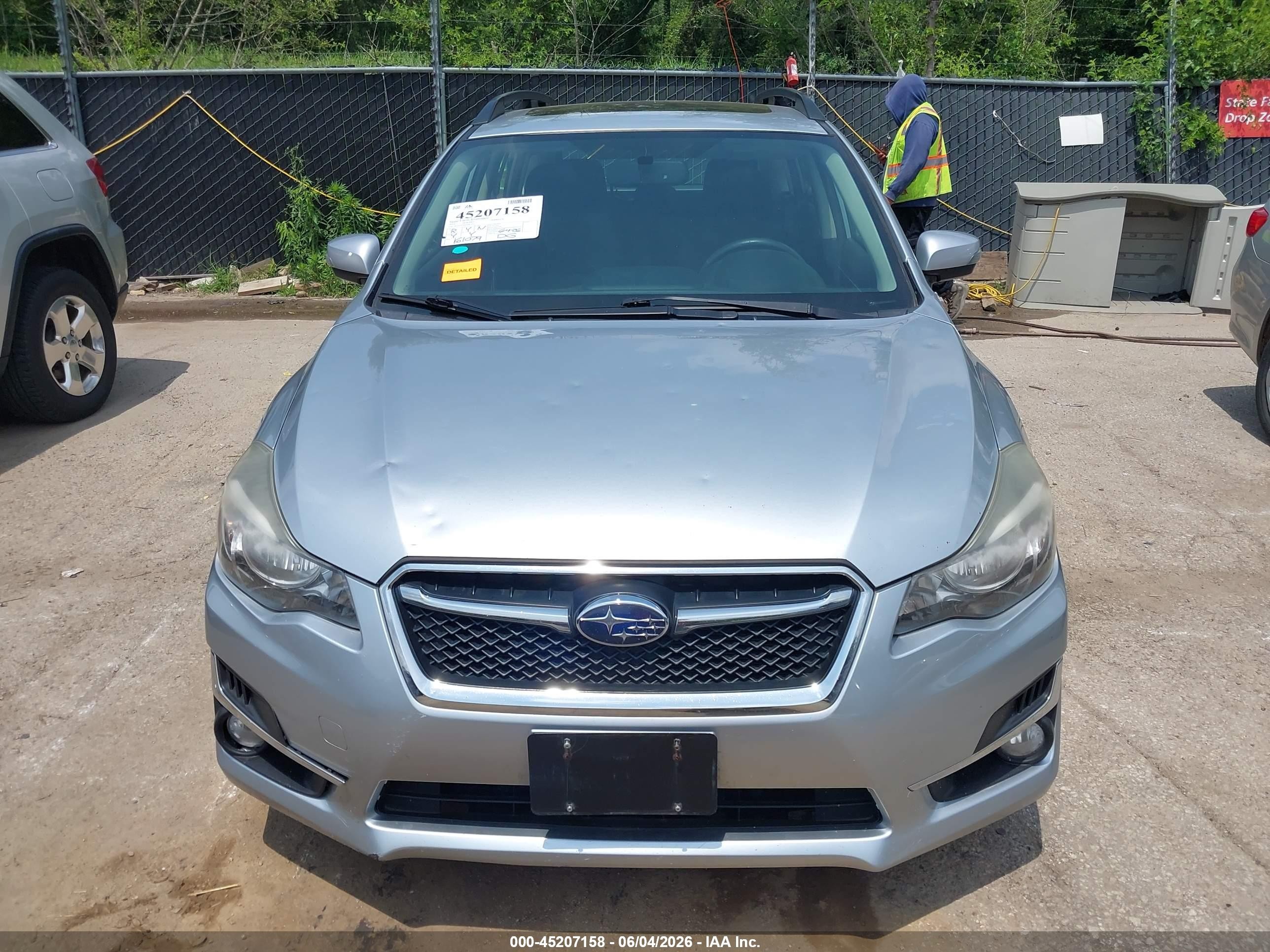 2015 Subaru Impreza 2.0i Sport Premium Silver vin: JF1GPAU68FH283147