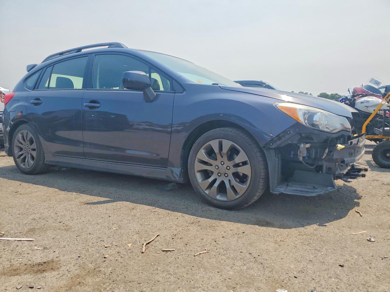 2013 Subaru Impreza Sport Limited Charcoal vin: JF1GPAU69D2857433