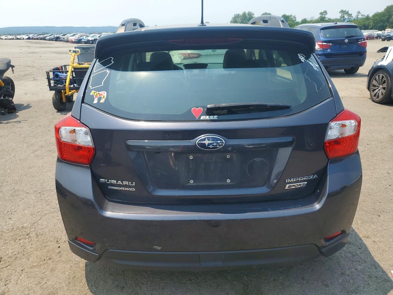 2013 Subaru Impreza Sport Limited Charcoal vin: JF1GPAU69D2857433