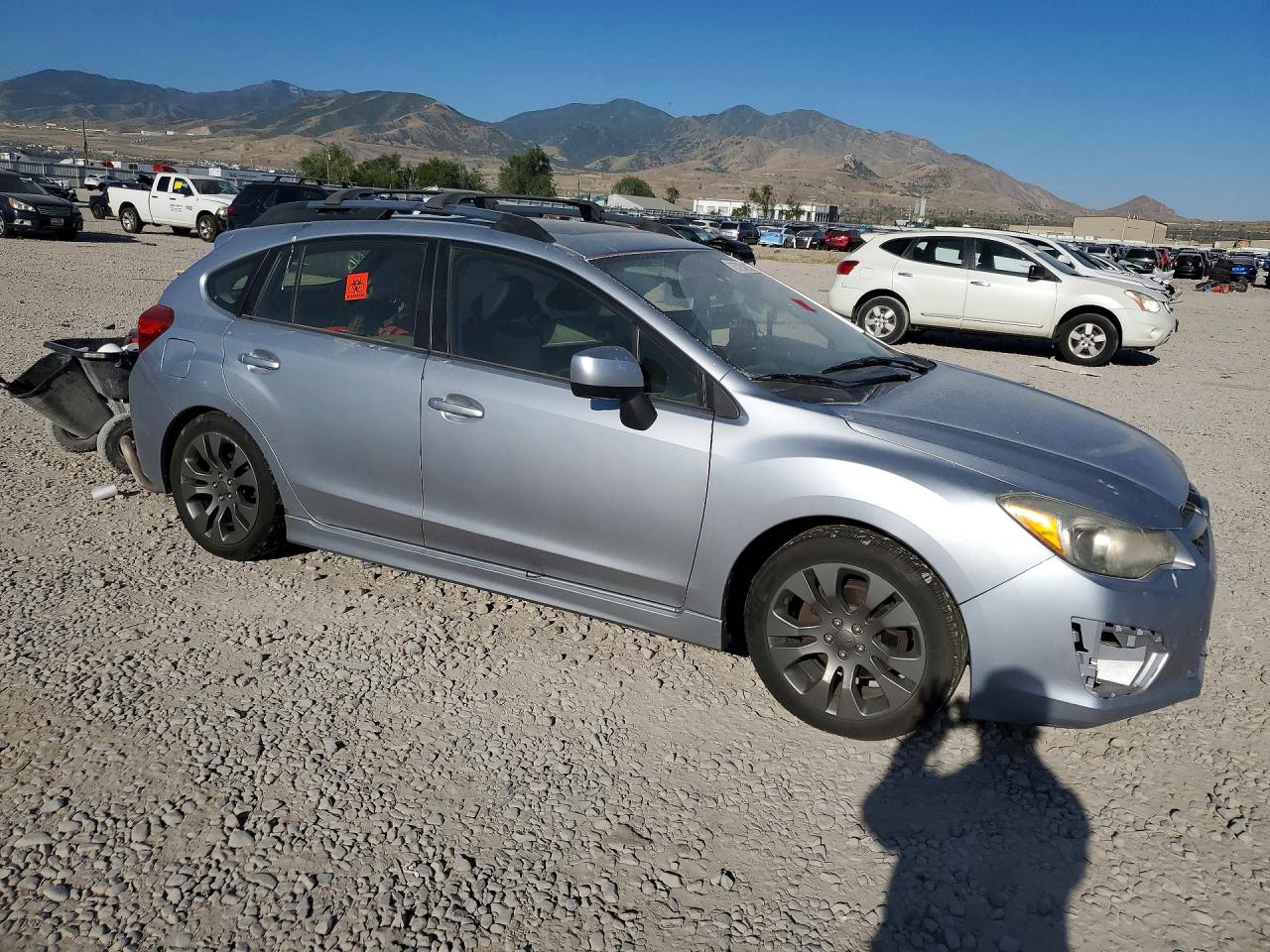 2013 Subaru Impreza Sport Limited Silver vin: JF1GPAU69DH806205