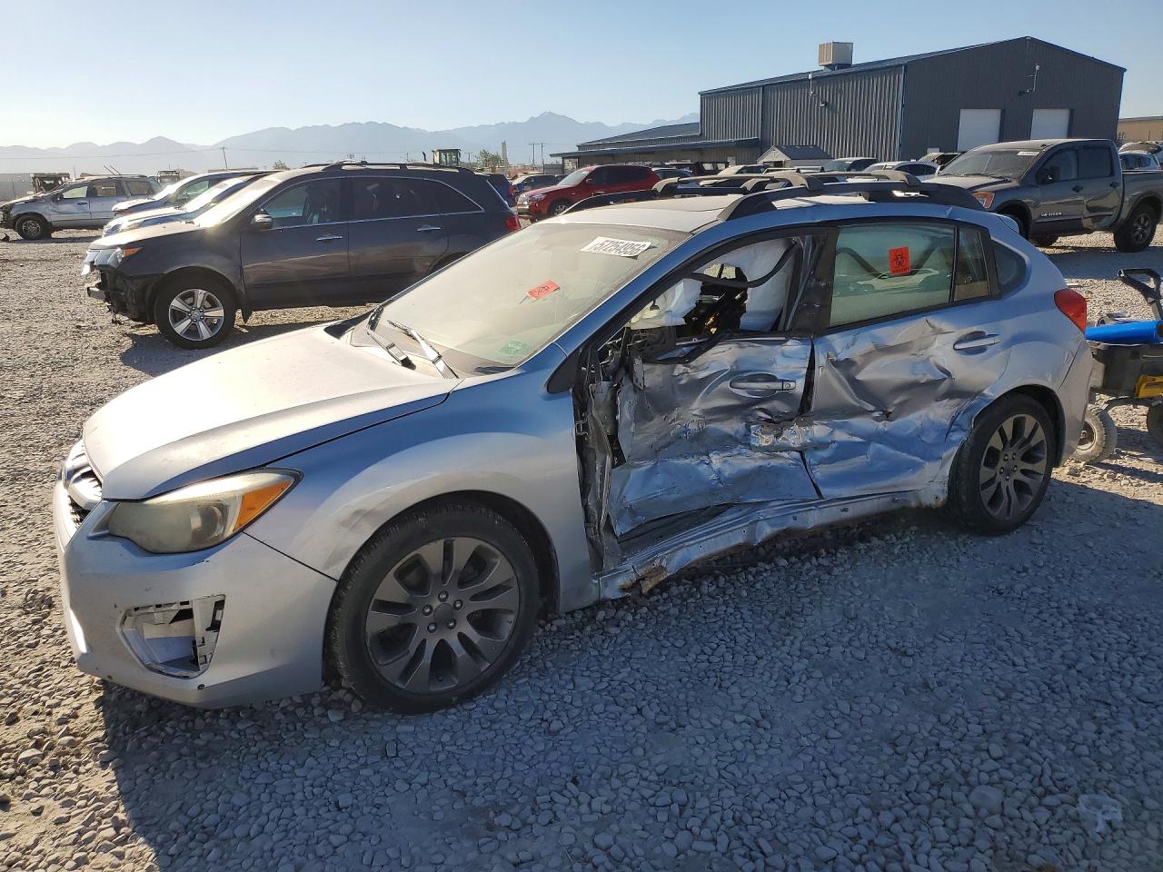 2013 Subaru Impreza Sport Limited Silver vin: JF1GPAU69DH806205