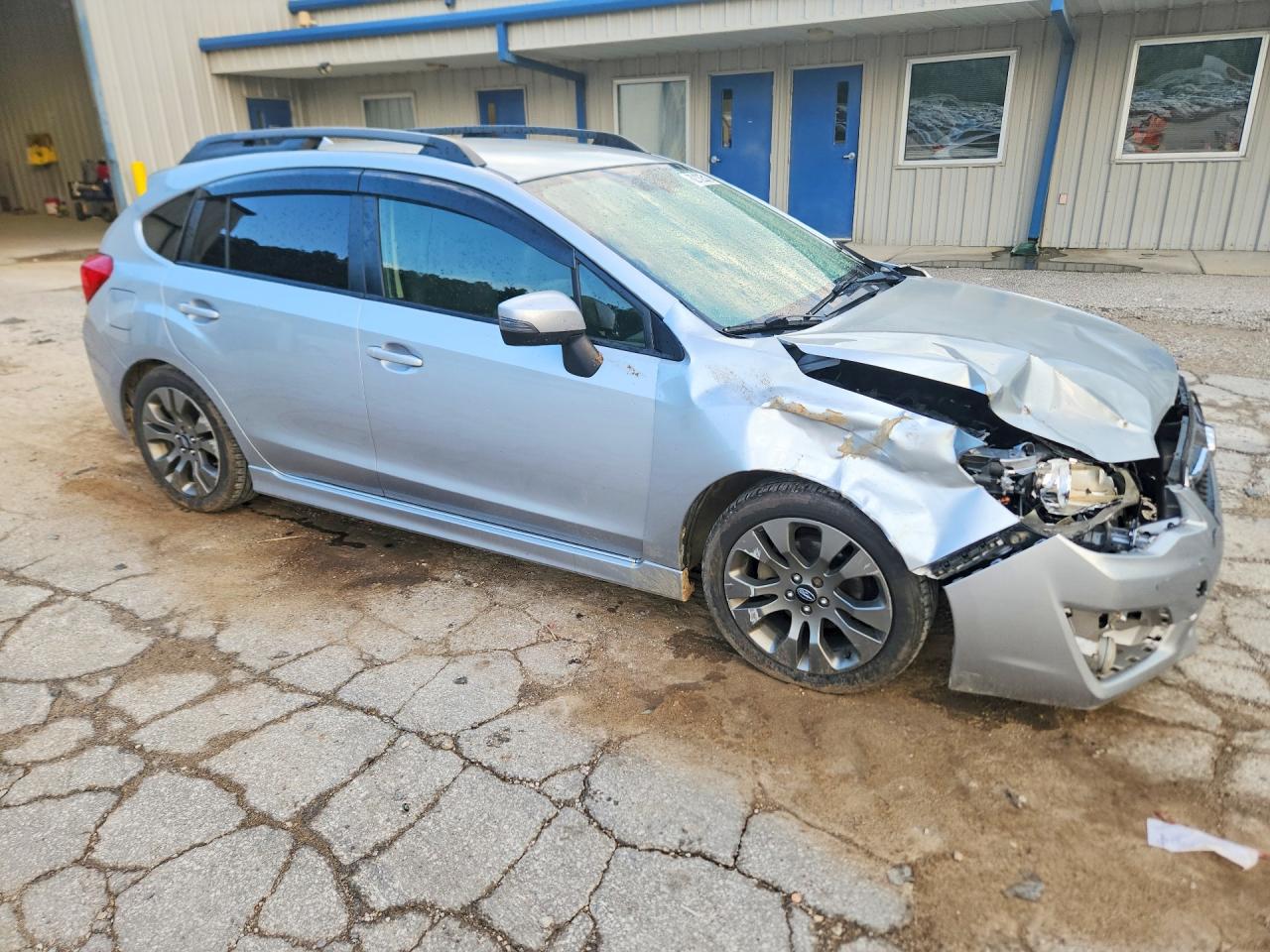 2016 Subaru Impreza Sport Limited Silver vin: JF1GPAU69GH342661