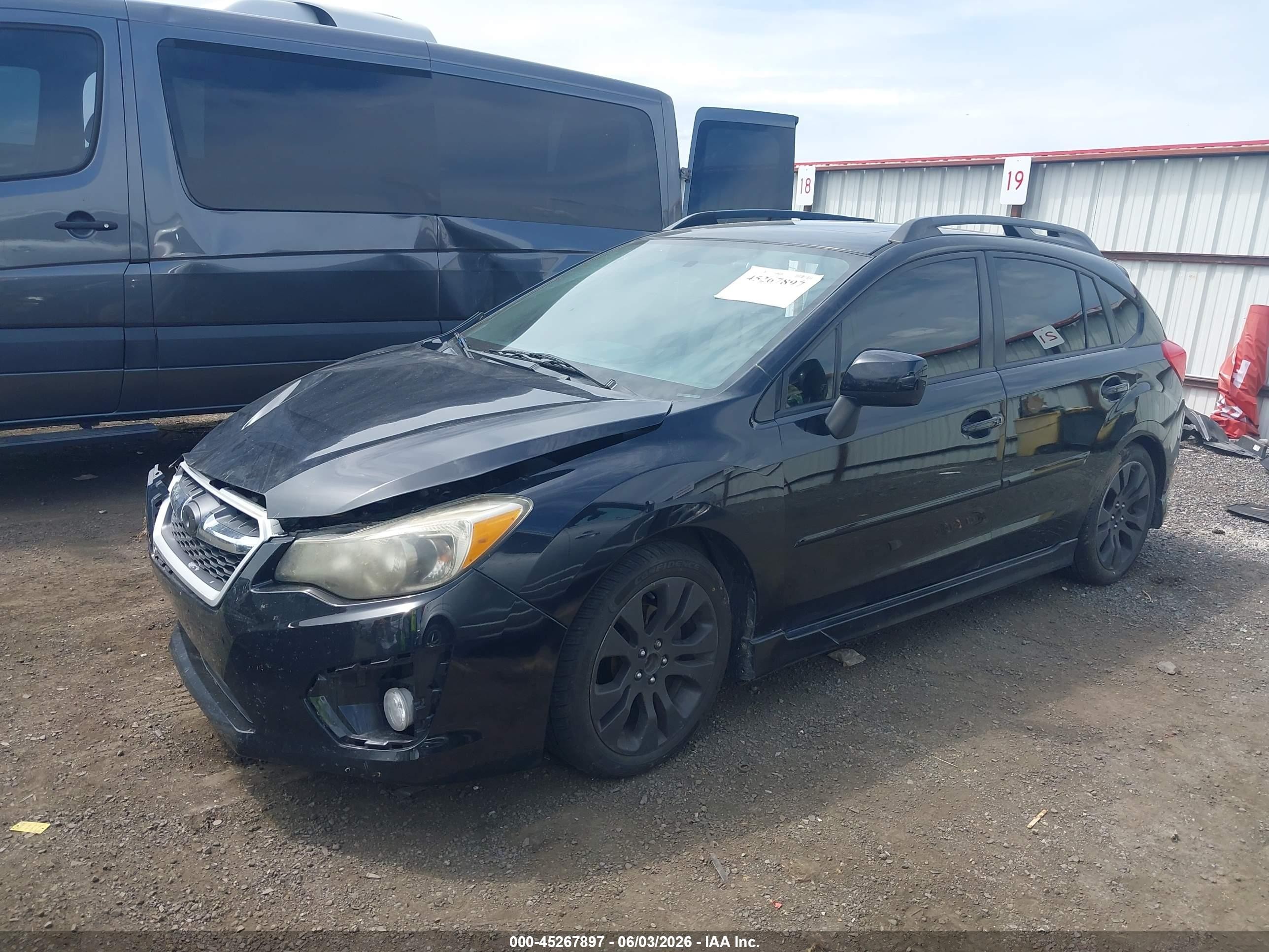 2014 Subaru Impreza 2.0i Sport Limited Черный vin: JF1GPAU6XE8268616