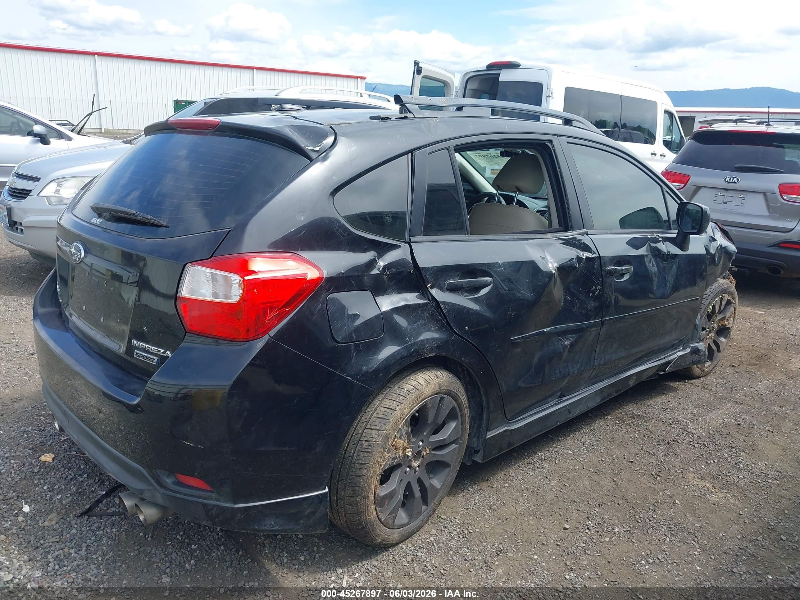2014 Subaru Impreza 2.0i Sport Limited Черный vin: JF1GPAU6XE8268616