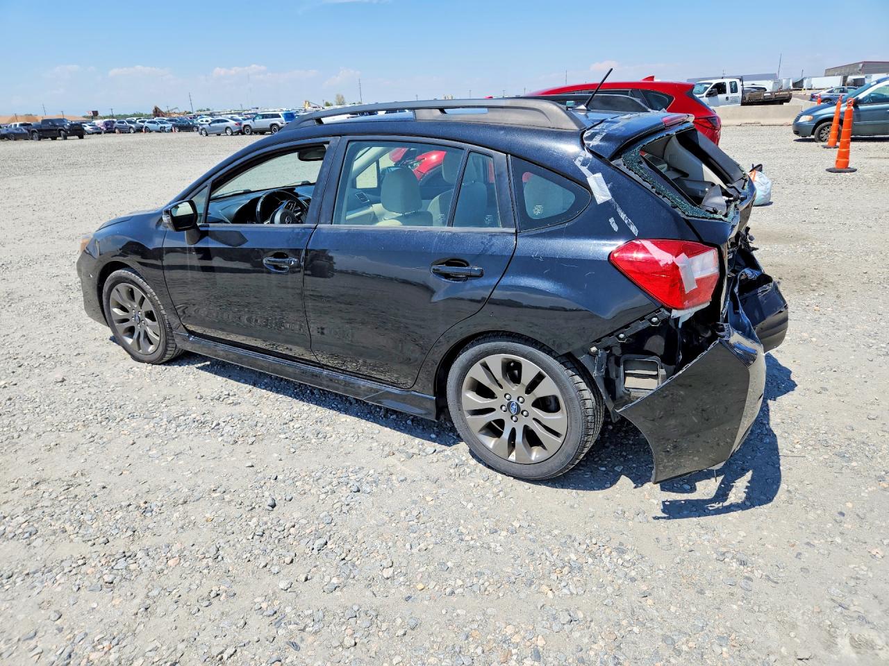 2015 Subaru Impreza Sport Black vin: JF1GPAU6XF8223466