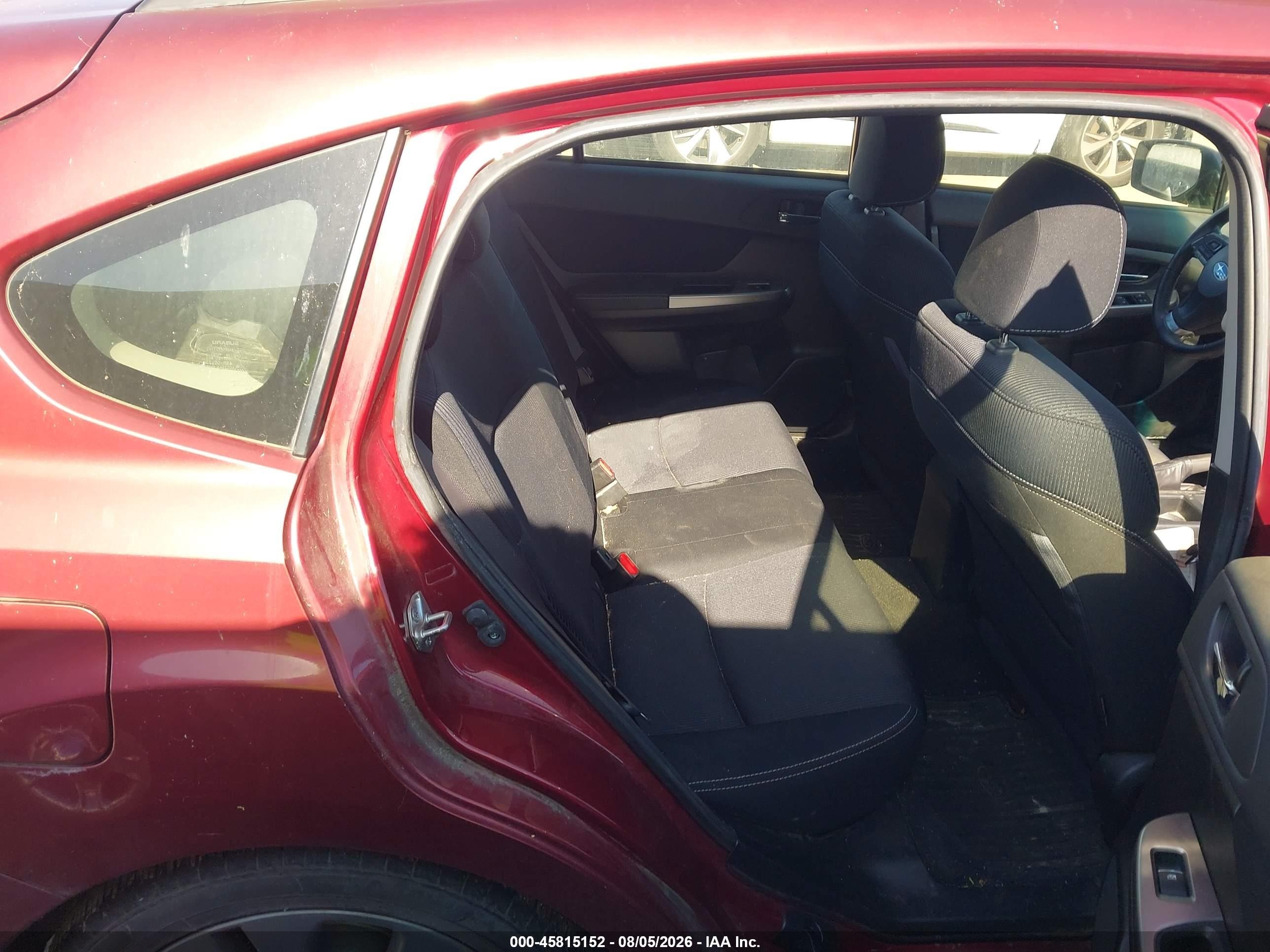 2015 Subaru Impreza 2.0i Sport Premium Burgundy vin: JF1GPAU6XF8252868