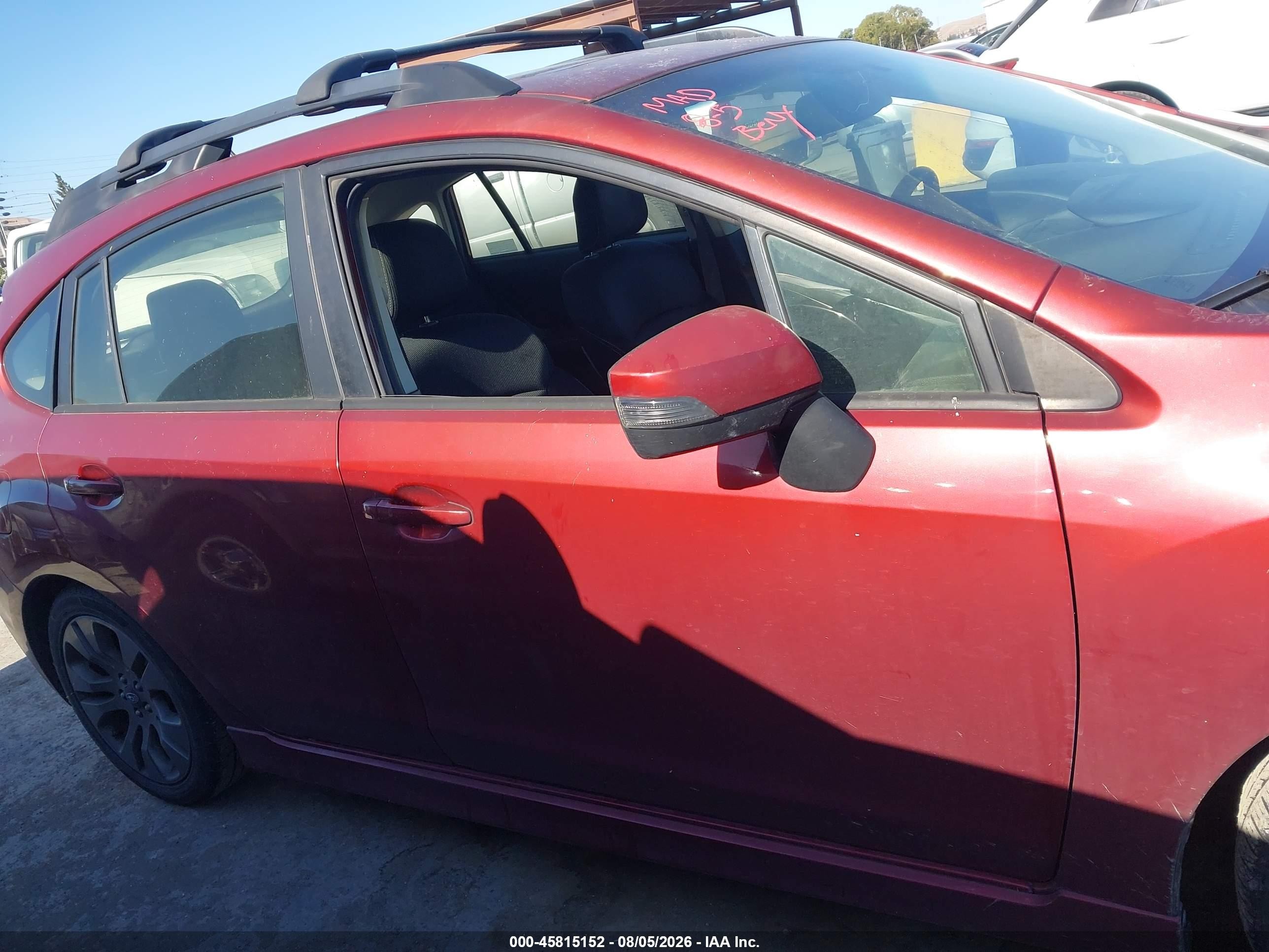 2015 Subaru Impreza 2.0i Sport Premium Burgundy vin: JF1GPAU6XF8252868