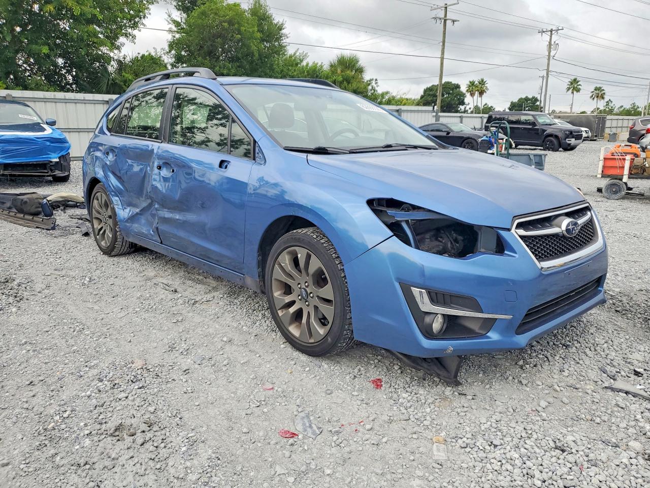 2015 Subaru Impreza Sport Limited Синий vin: JF1GPAV63FH278629