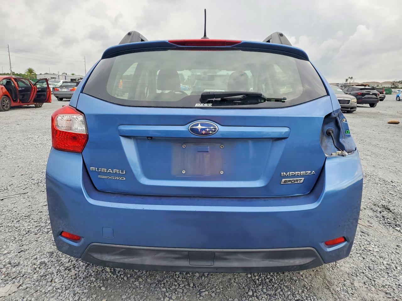 2015 Subaru Impreza Sport Limited Синий vin: JF1GPAV63FH278629