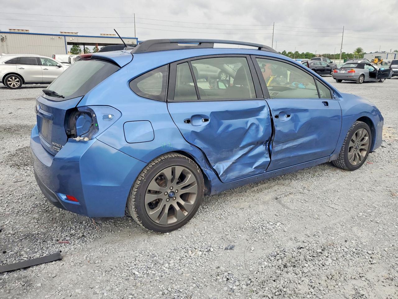 2015 Subaru Impreza Sport Limited Синий vin: JF1GPAV63FH278629