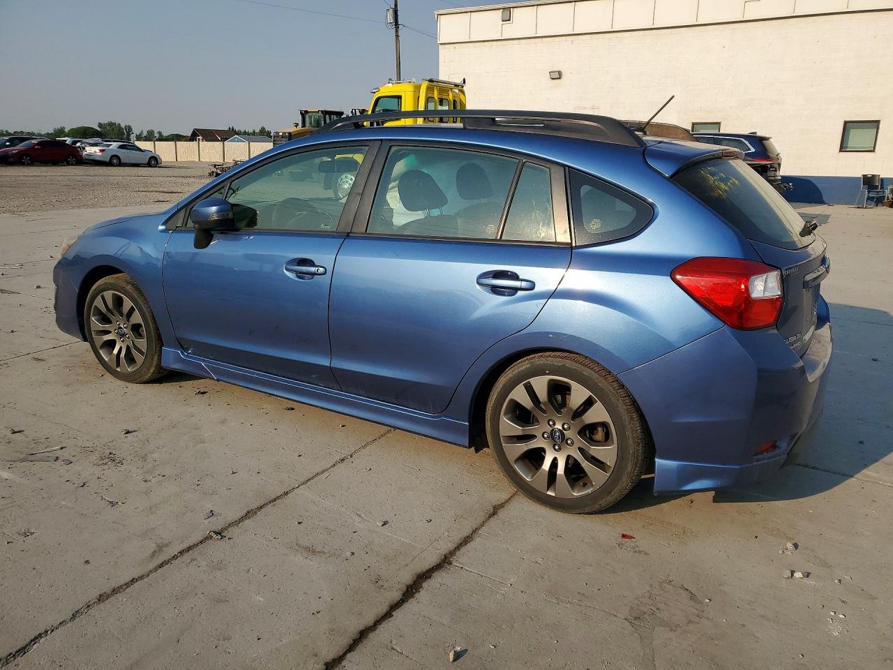 2015 Subaru Impreza Sport Limited Синий vin: JF1GPAV65F8236303