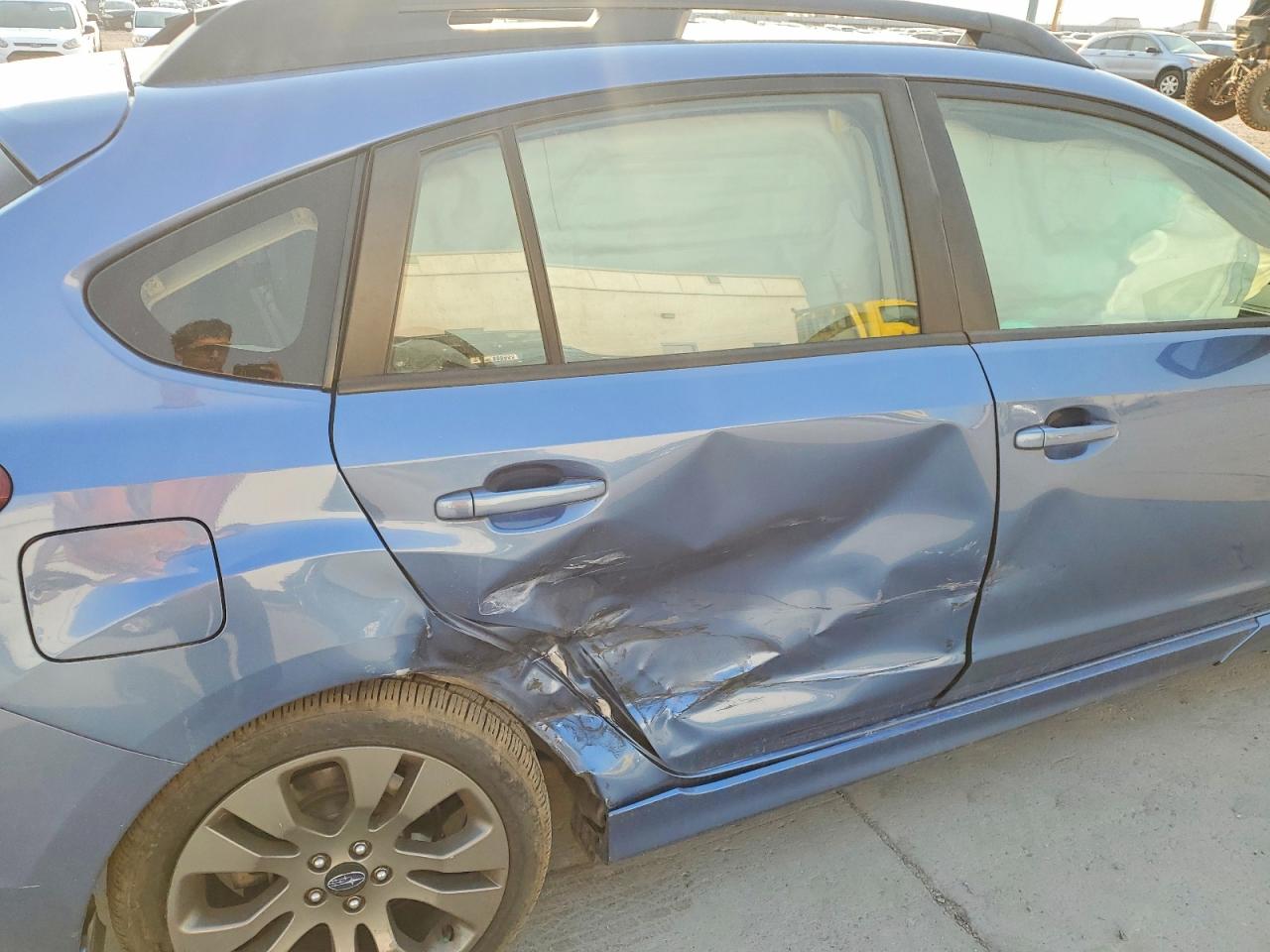 2015 Subaru Impreza Sport Limited Синий vin: JF1GPAV65F8236303
