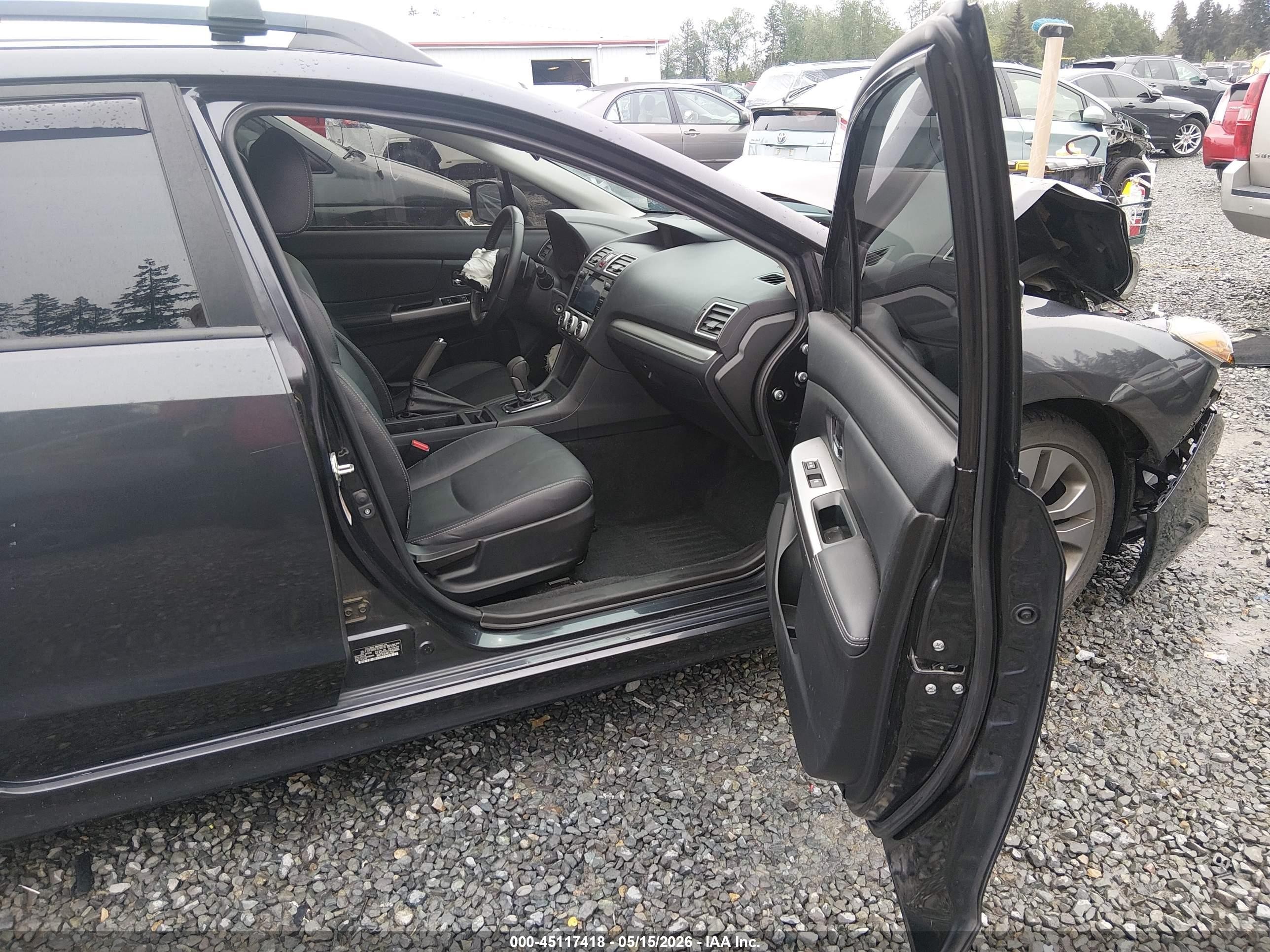 2015 Subaru Impreza 2.0i Sport Limited Gray vin: JF1GPAV66F8298230
