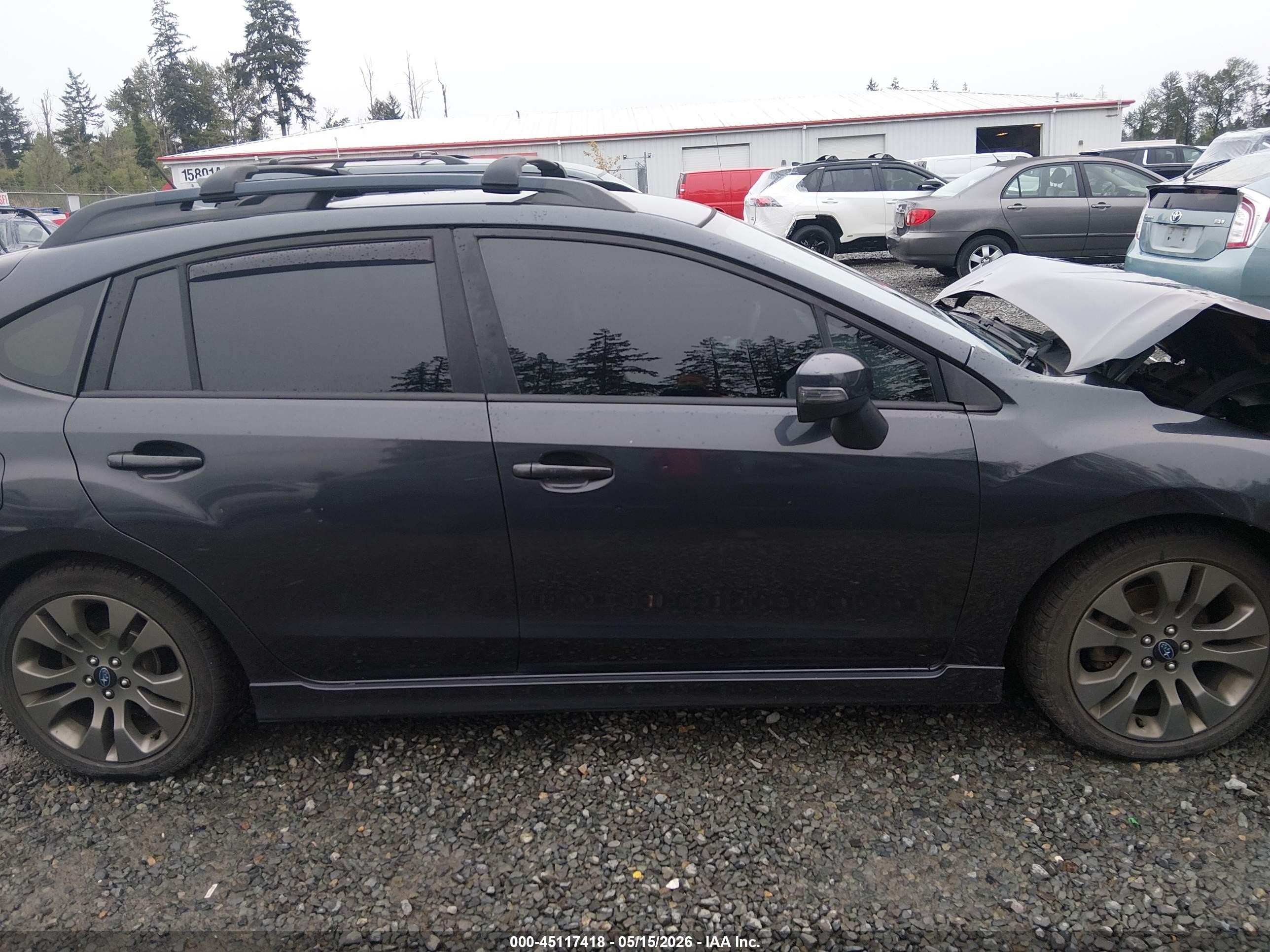 2015 Subaru Impreza 2.0i Sport Limited Gray vin: JF1GPAV66F8298230