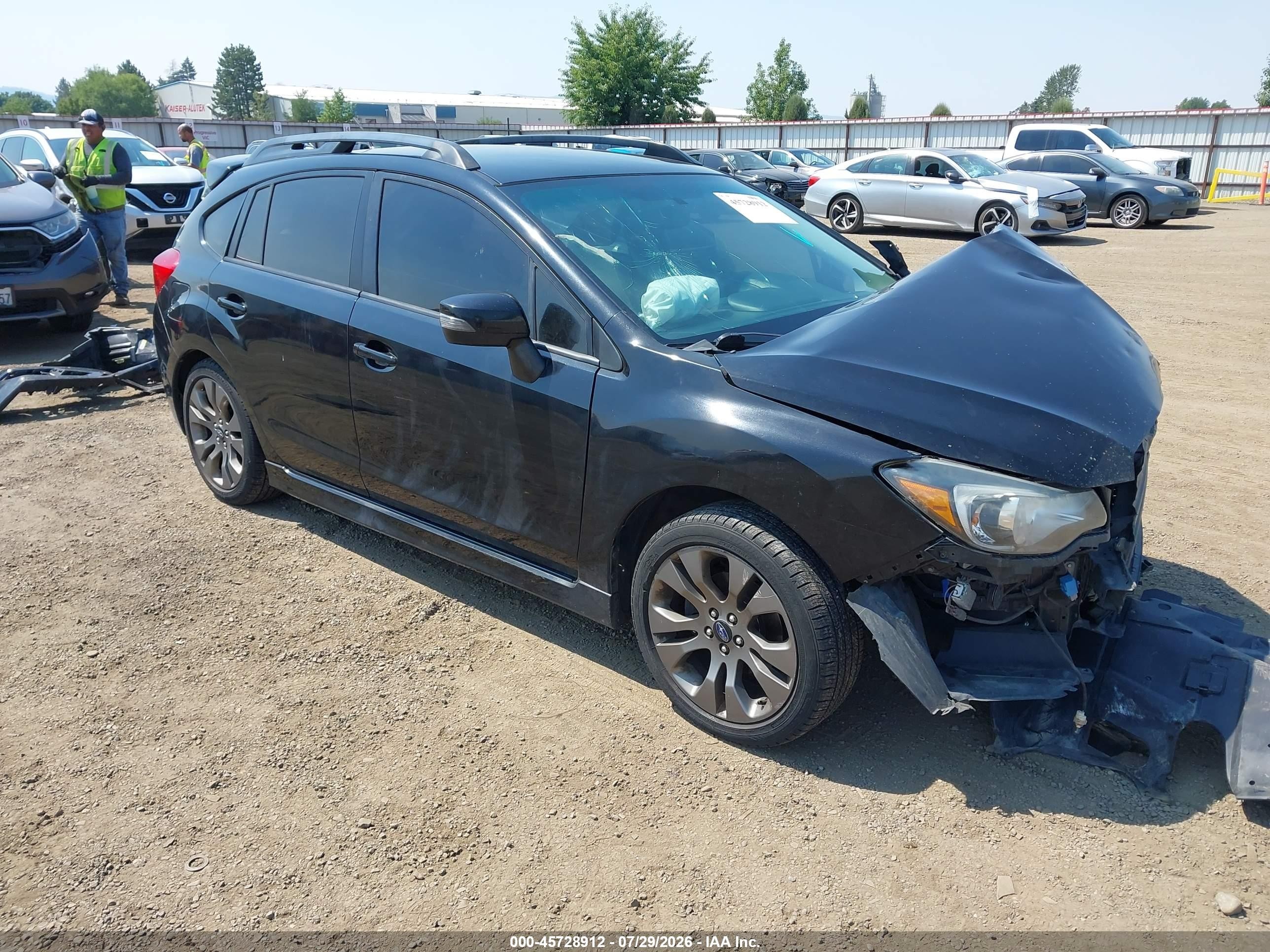 2015 Subaru Impreza 2.0i Sport Limited Black vin: JF1GPAV6XFH290017
