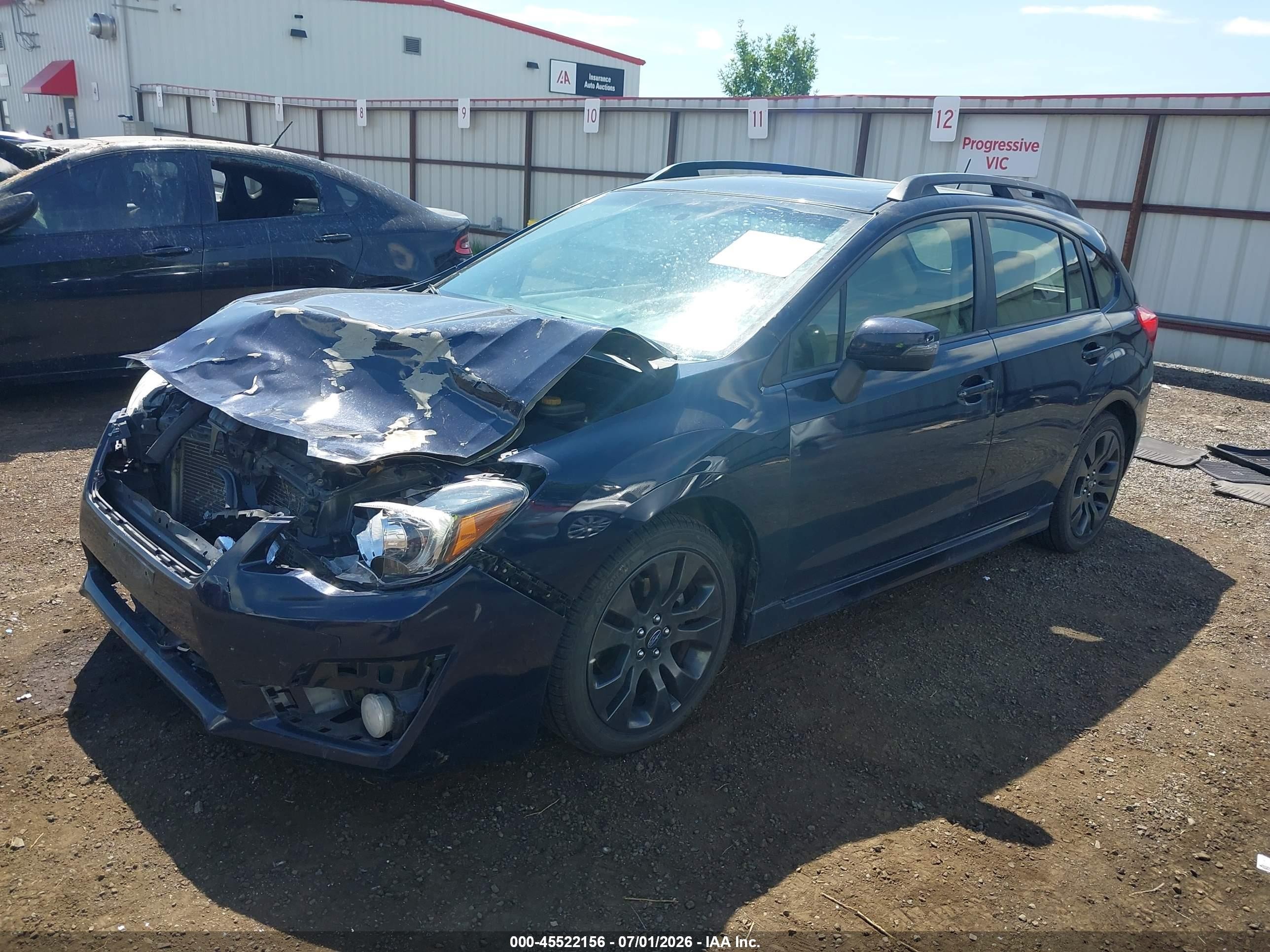 2015 Subaru Impreza 2.0i Sport Limited Dark Blue vin: JF1GPAW61FH205211