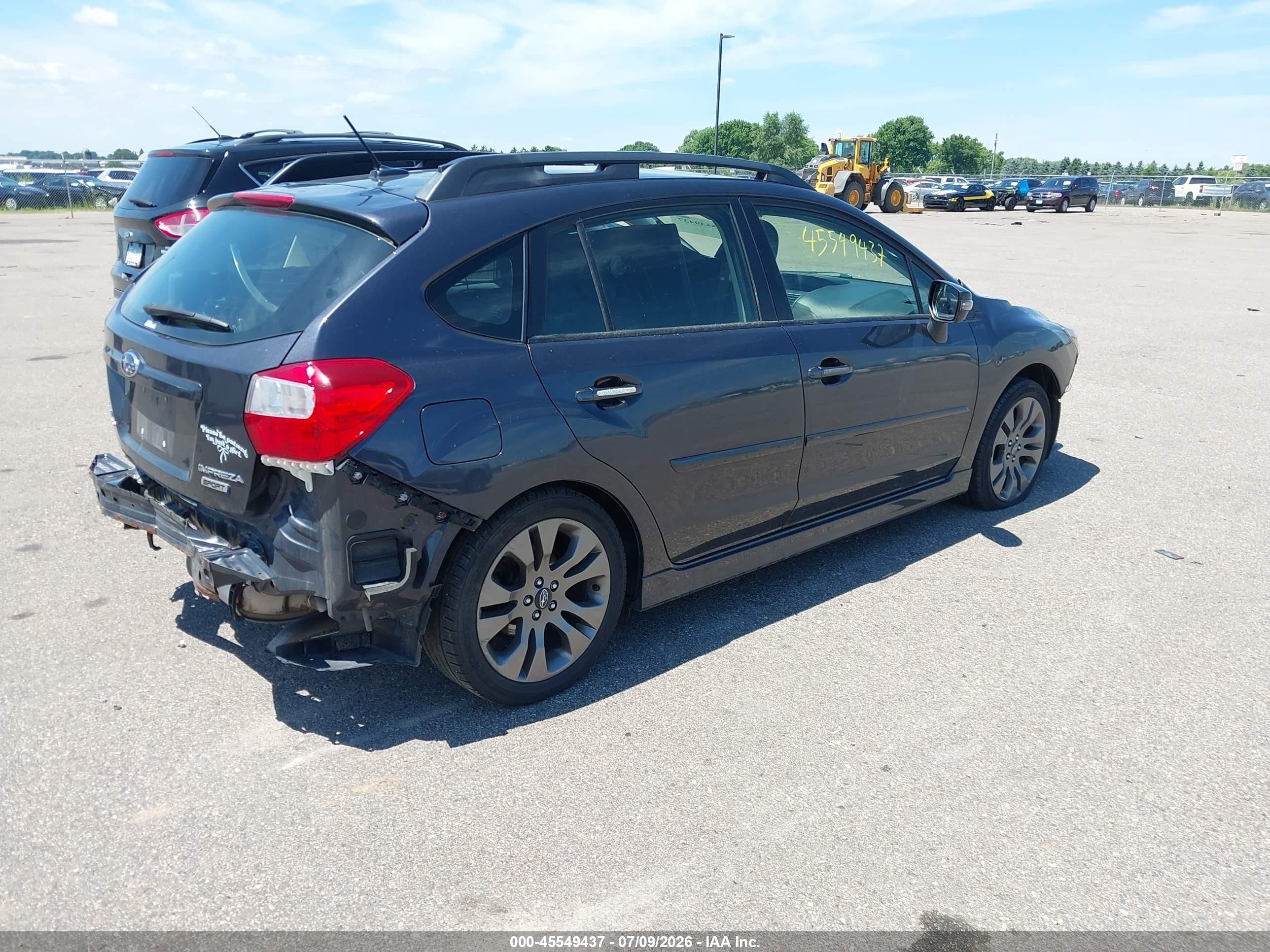 2015 Subaru Impreza 2.0i Sport Limited Gray vin: JF1GPAW65FH301097