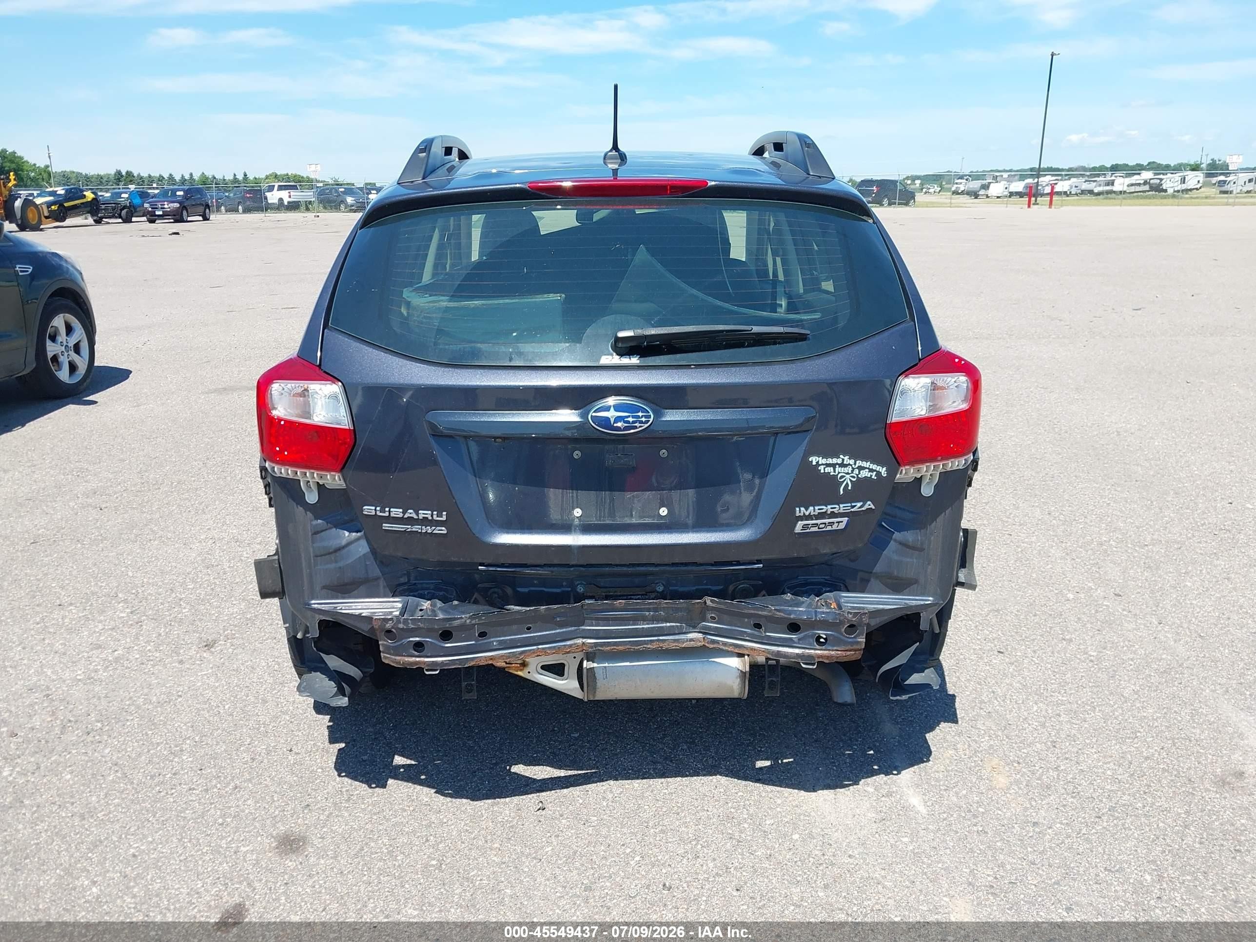 2015 Subaru Impreza 2.0i Sport Limited Gray vin: JF1GPAW65FH301097