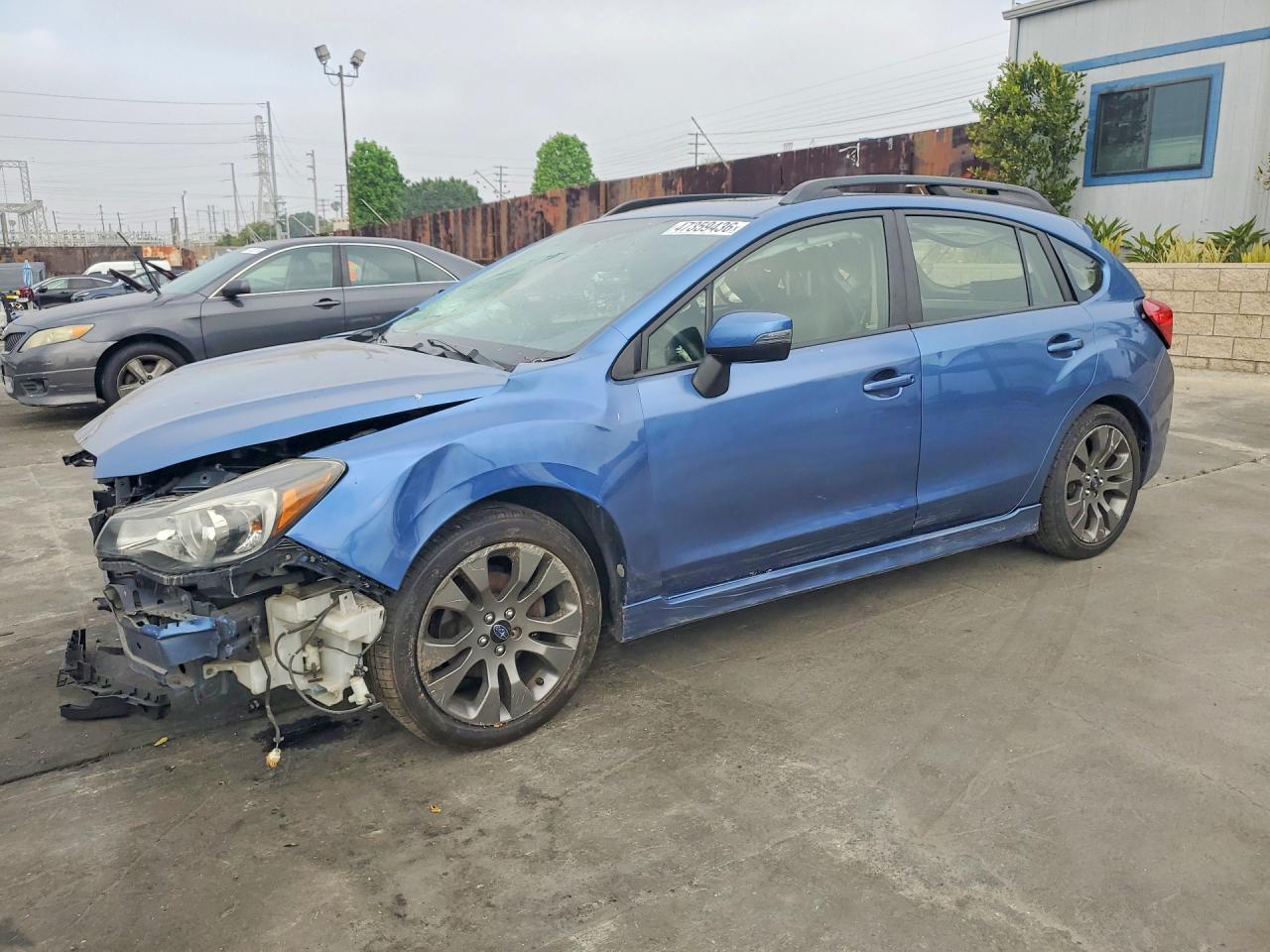 2015 Subaru Impreza Sport Limited Blue vin: JF1GPAW66FH267509