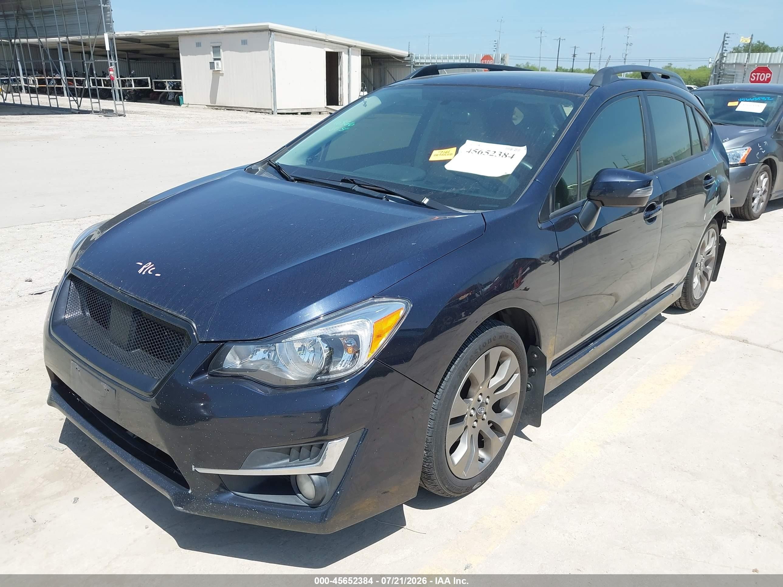 2015 Subaru Impreza 2.0i Sport Limited Dark Blue vin: JF1GPAW66FH290353