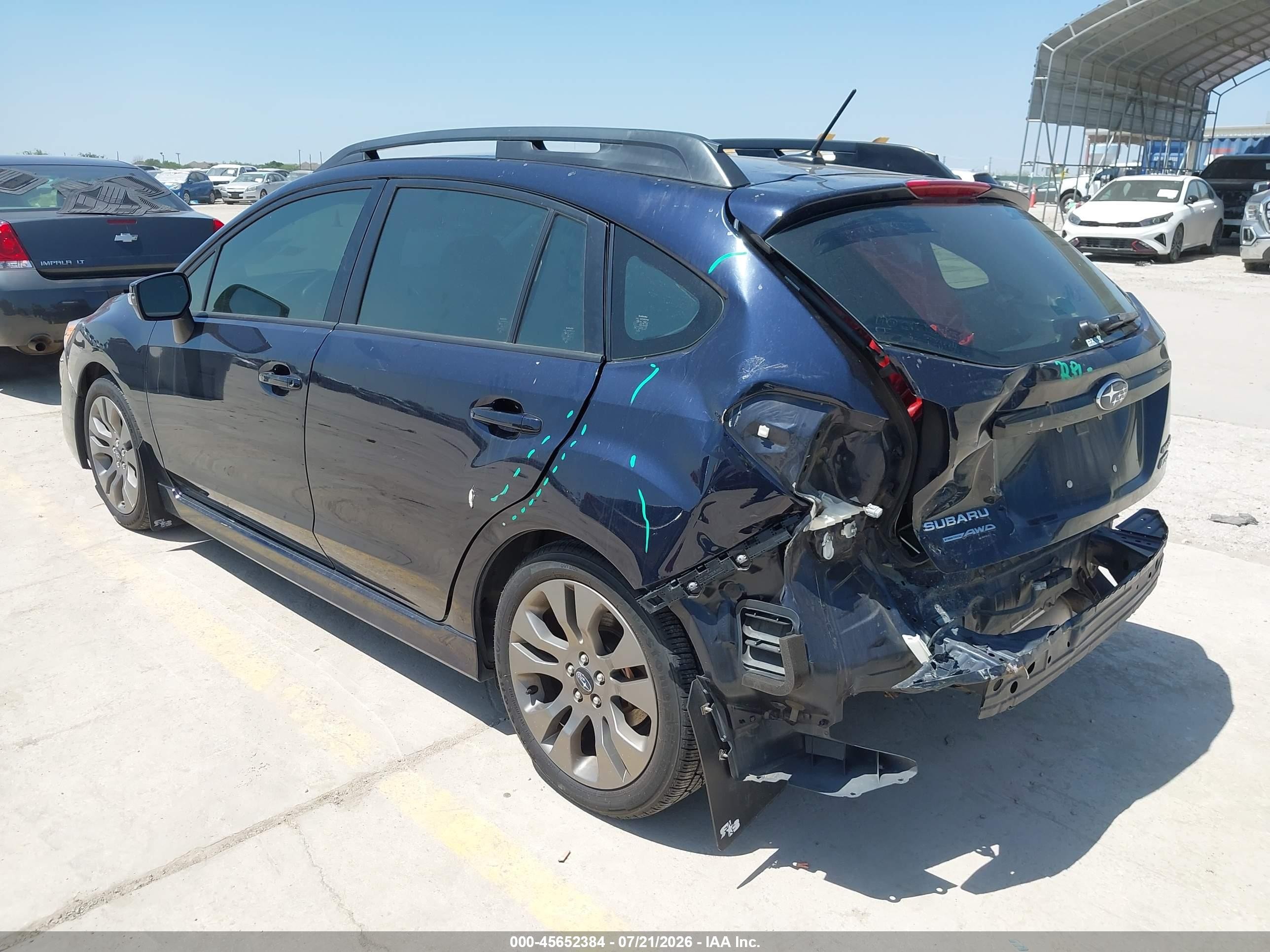 2015 Subaru Impreza 2.0i Sport Limited Dark Blue vin: JF1GPAW66FH290353