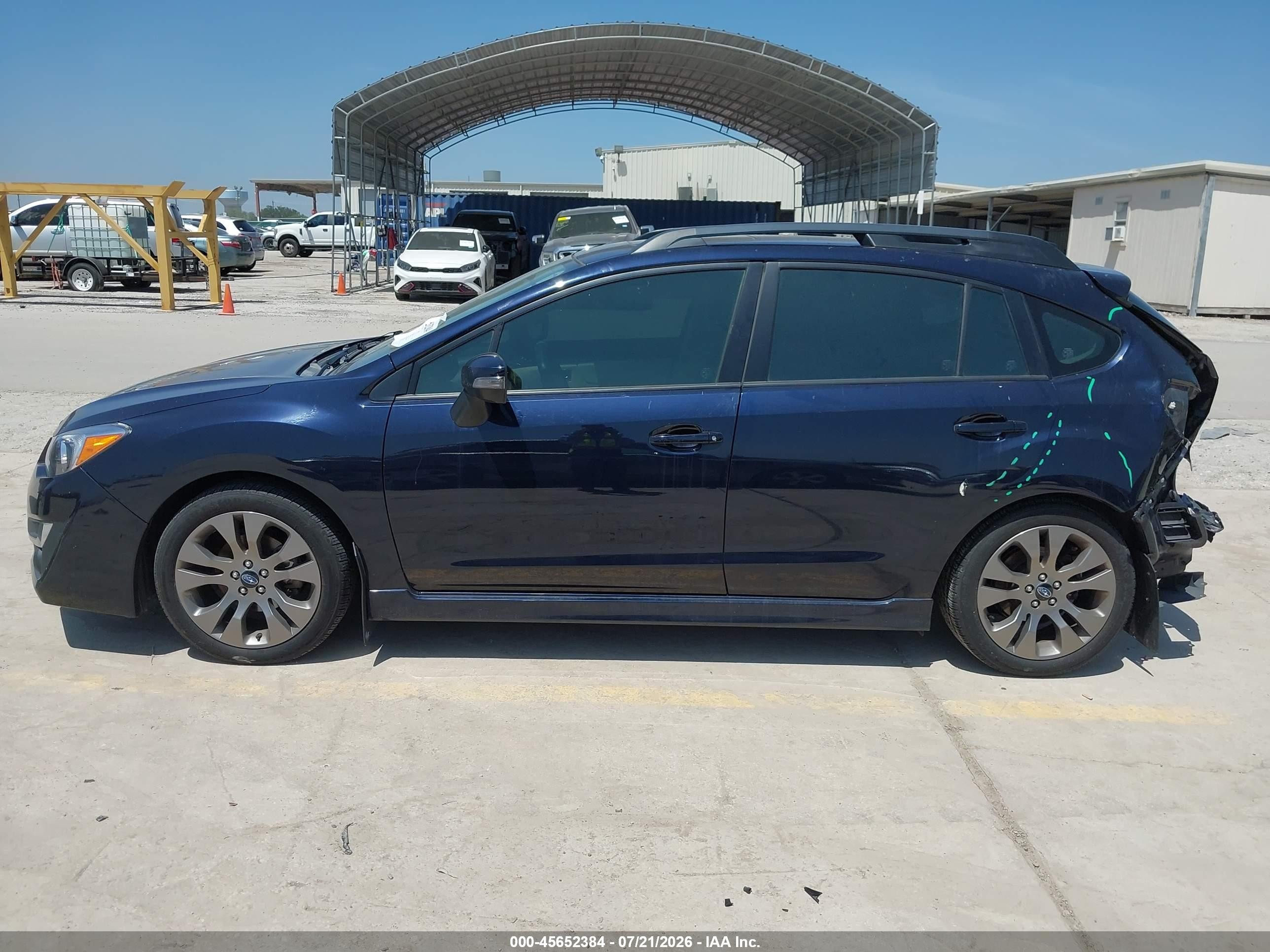 2015 Subaru Impreza 2.0i Sport Limited Dark Blue vin: JF1GPAW66FH290353