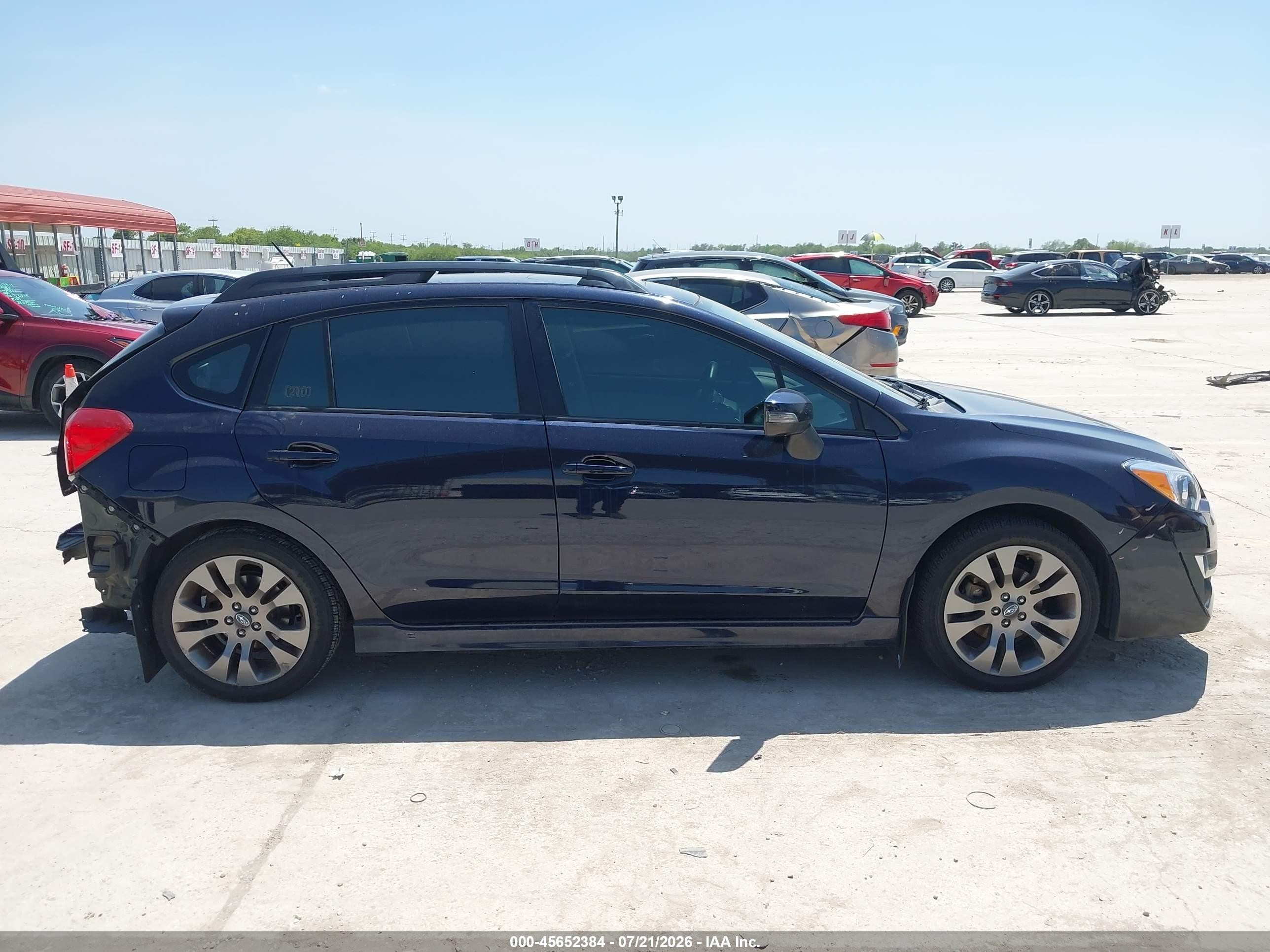 2015 Subaru Impreza 2.0i Sport Limited Dark Blue vin: JF1GPAW66FH290353