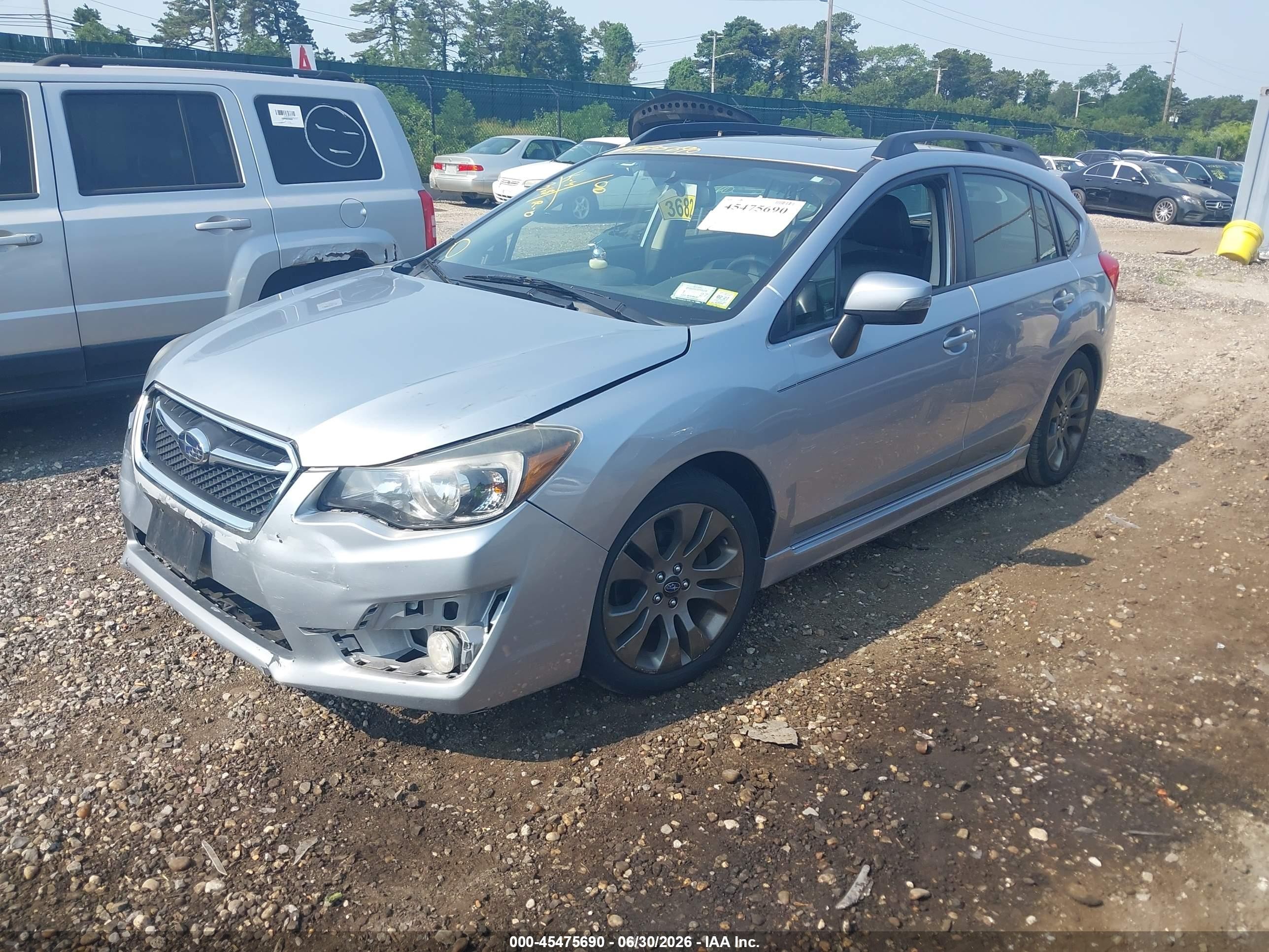 2015 Subaru Impreza 2.0i Sport Limited Blue vin: JF1GPAW69FH201391