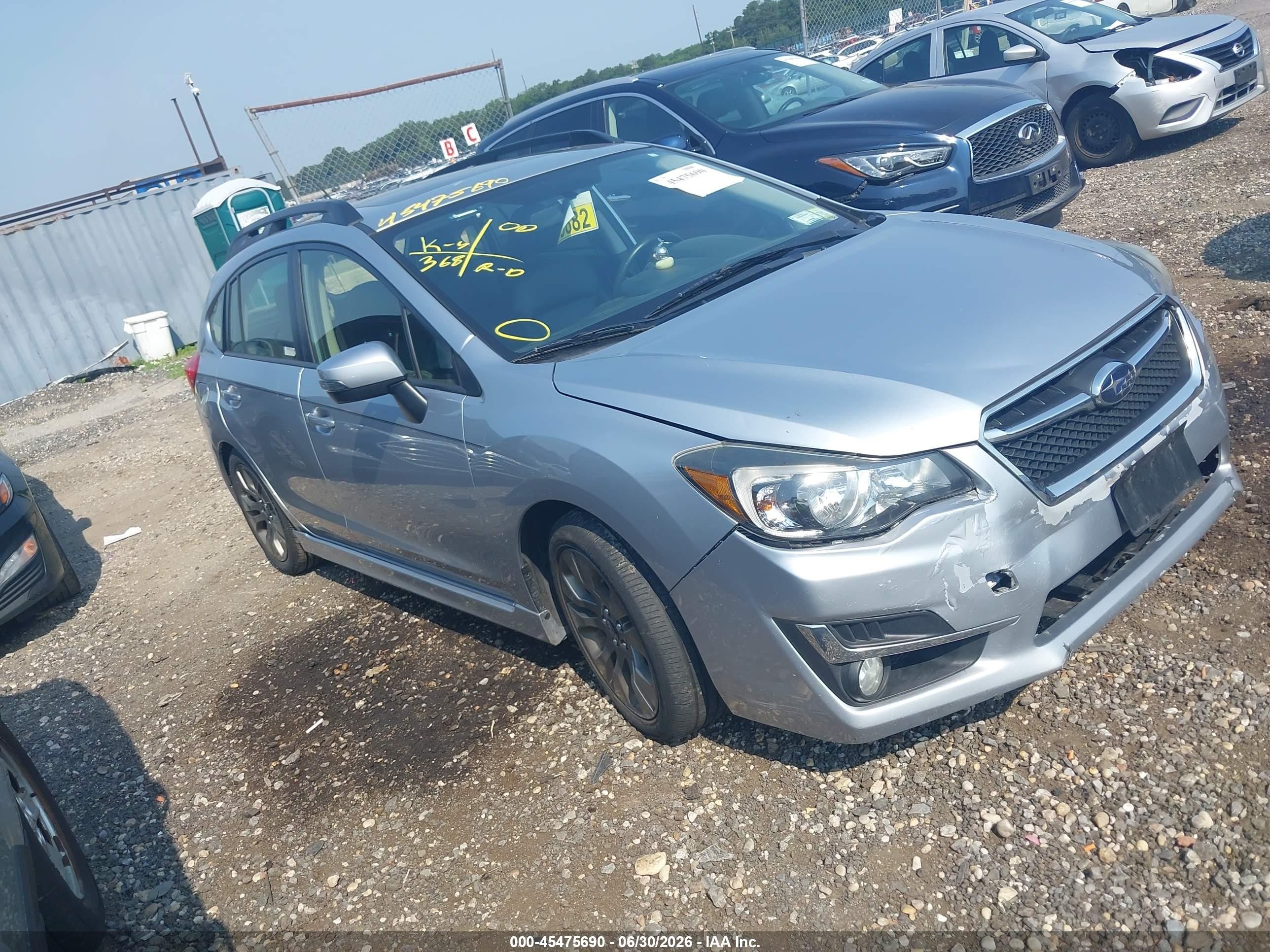 2015 Subaru Impreza 2.0i Sport Limited Blue vin: JF1GPAW69FH201391
