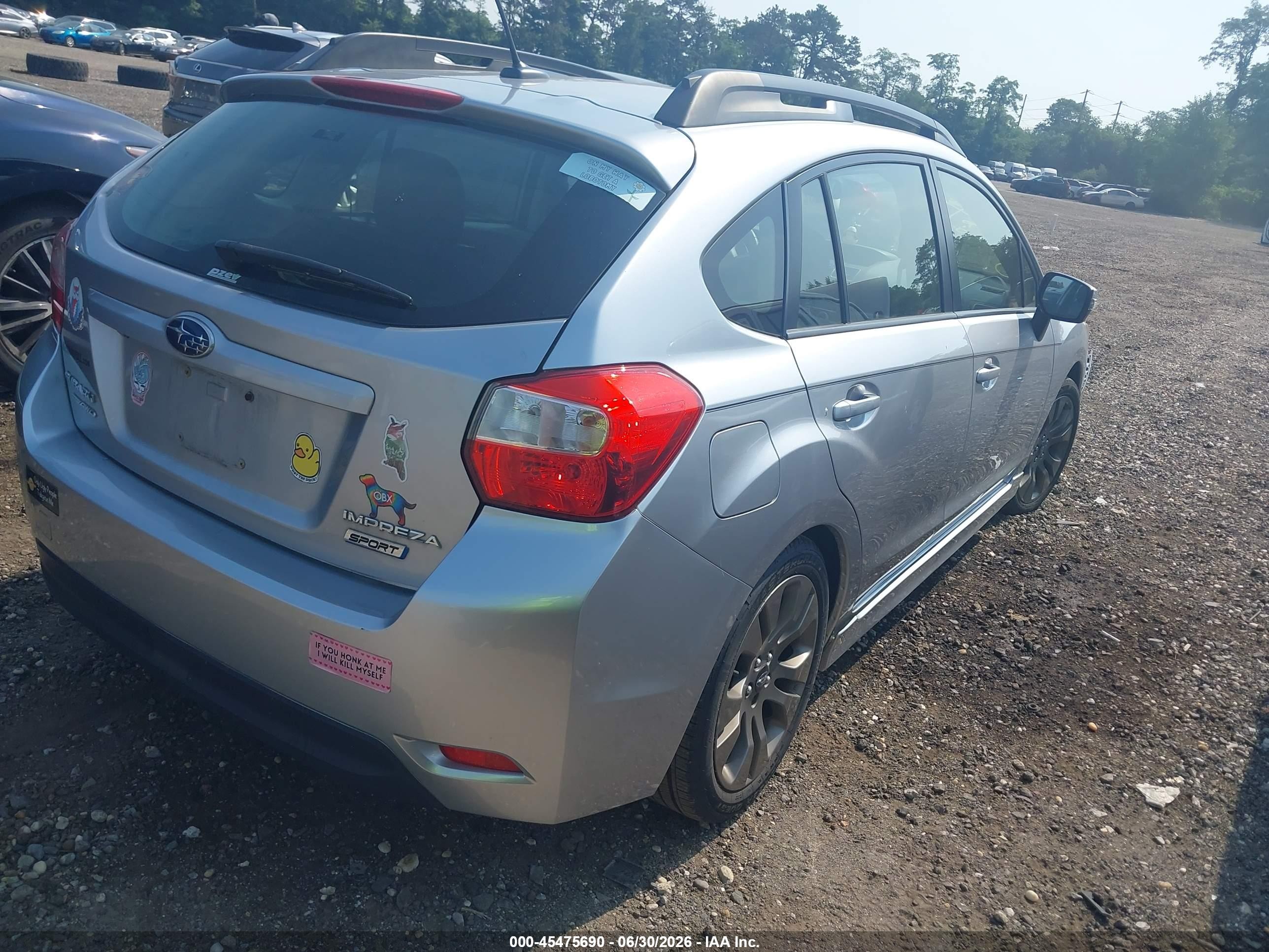 2015 Subaru Impreza 2.0i Sport Limited Blue vin: JF1GPAW69FH201391
