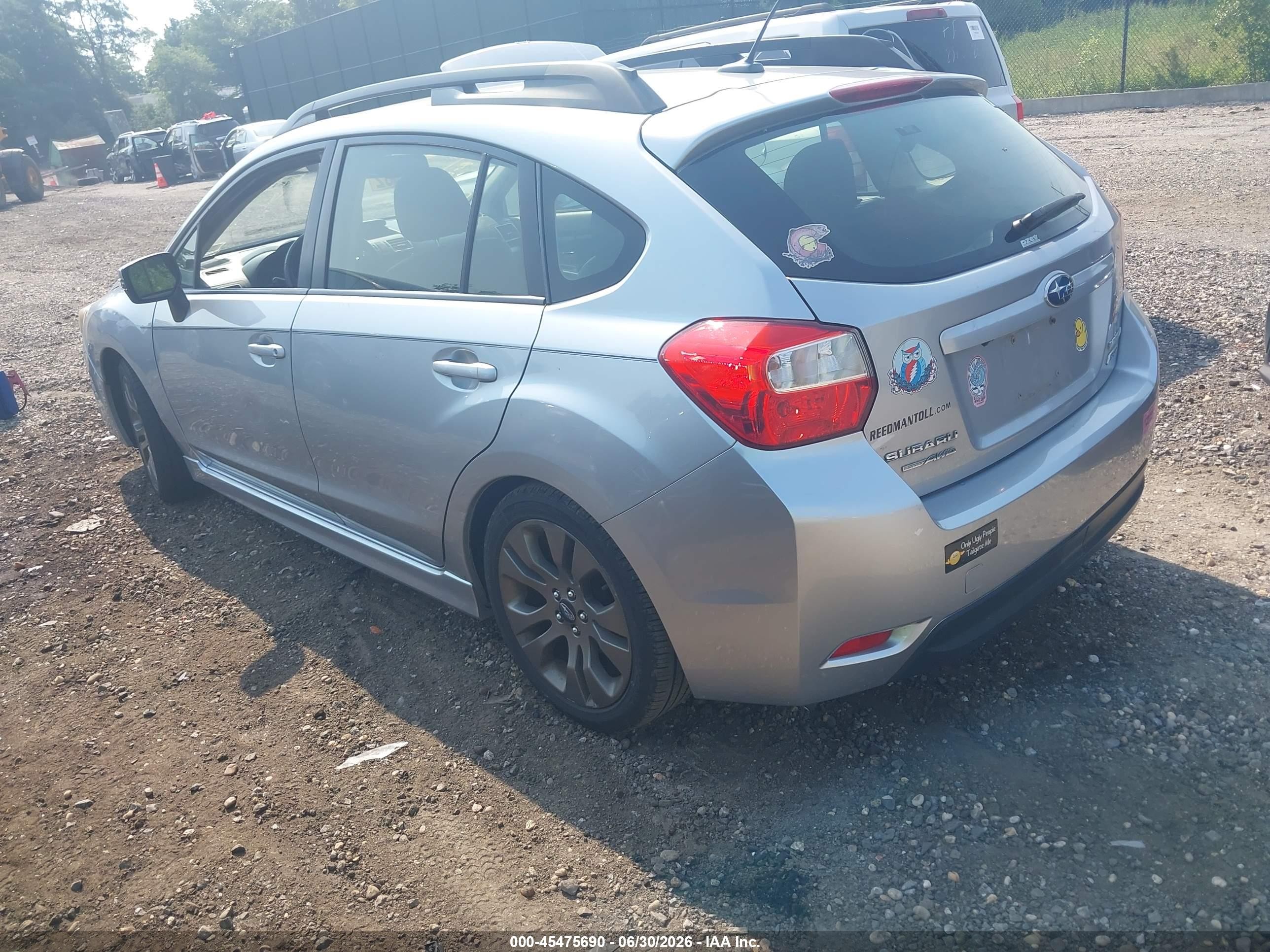 2015 Subaru Impreza 2.0i Sport Limited Blue vin: JF1GPAW69FH201391