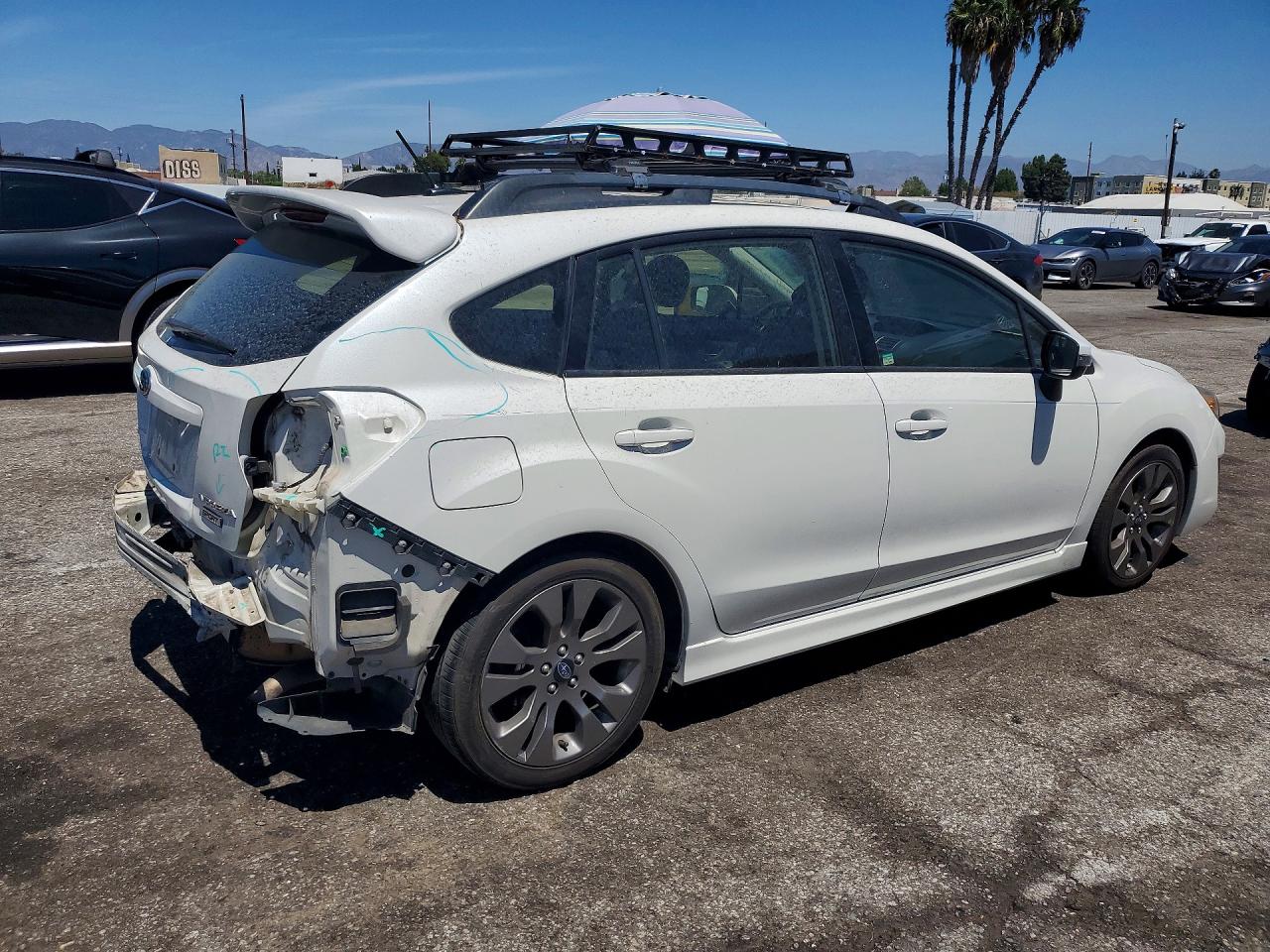 2015 Subaru Impreza Sport Limited White vin: JF1GPAW6XF8204090