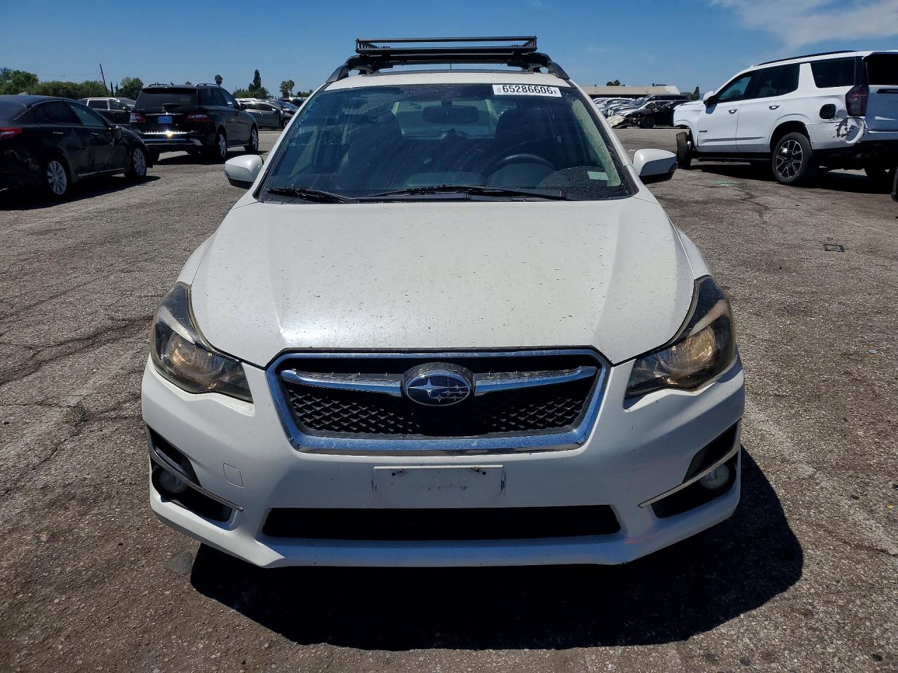 2015 Subaru Impreza Sport Limited White vin: JF1GPAW6XF8204090