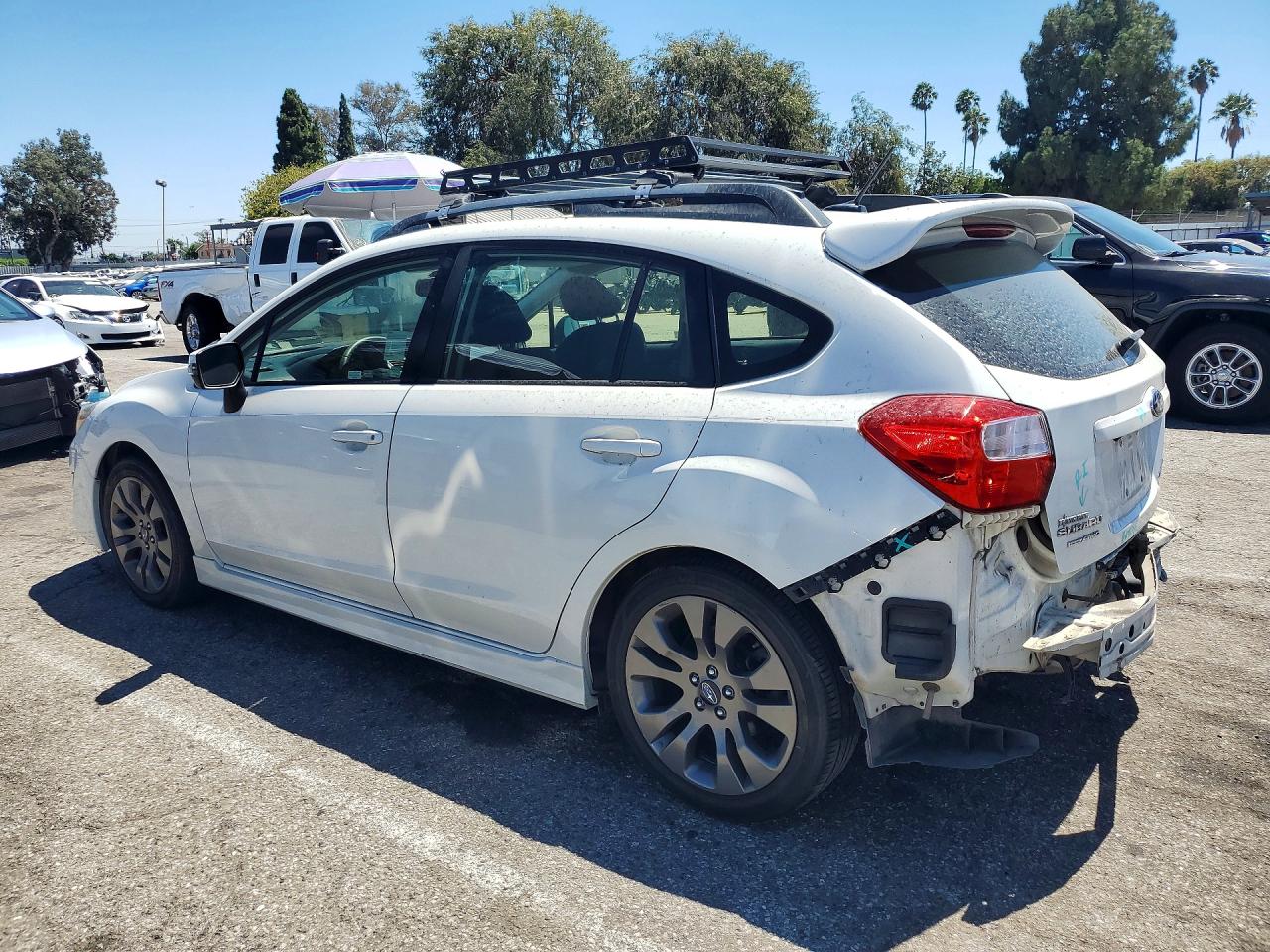 2015 Subaru Impreza Sport Limited White vin: JF1GPAW6XF8204090