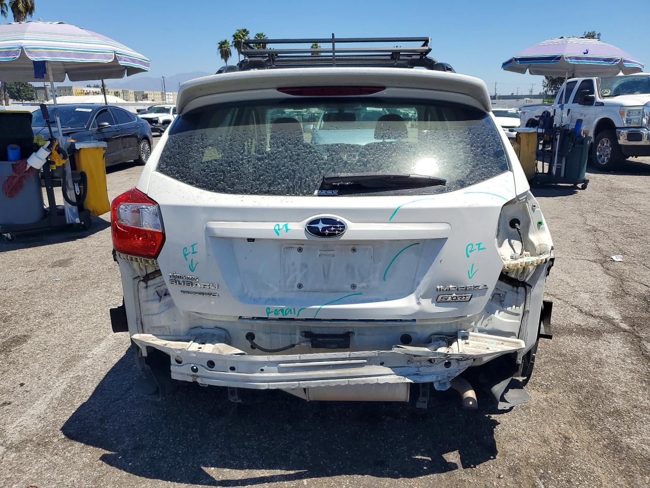 2015 Subaru Impreza Sport Limited White vin: JF1GPAW6XF8204090