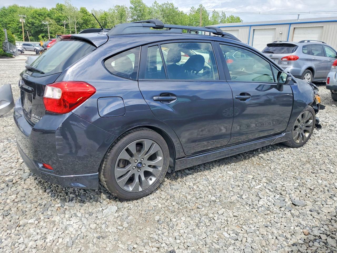 2015 Subaru Impreza Sport Charcoal vin: JF1GPAY61F8237654