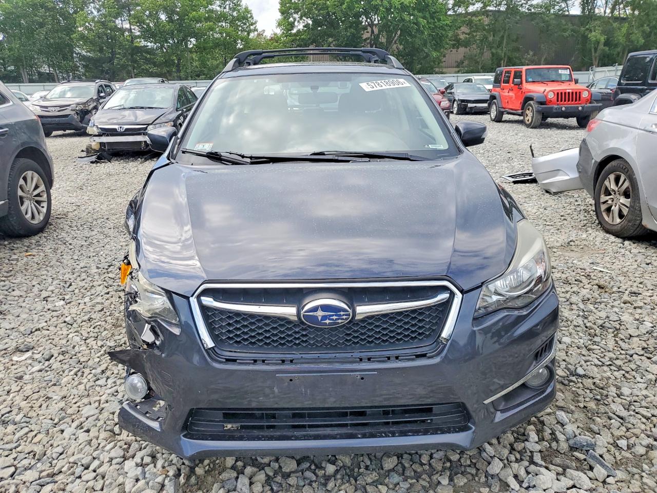 2015 Subaru Impreza Sport Charcoal vin: JF1GPAY61F8237654