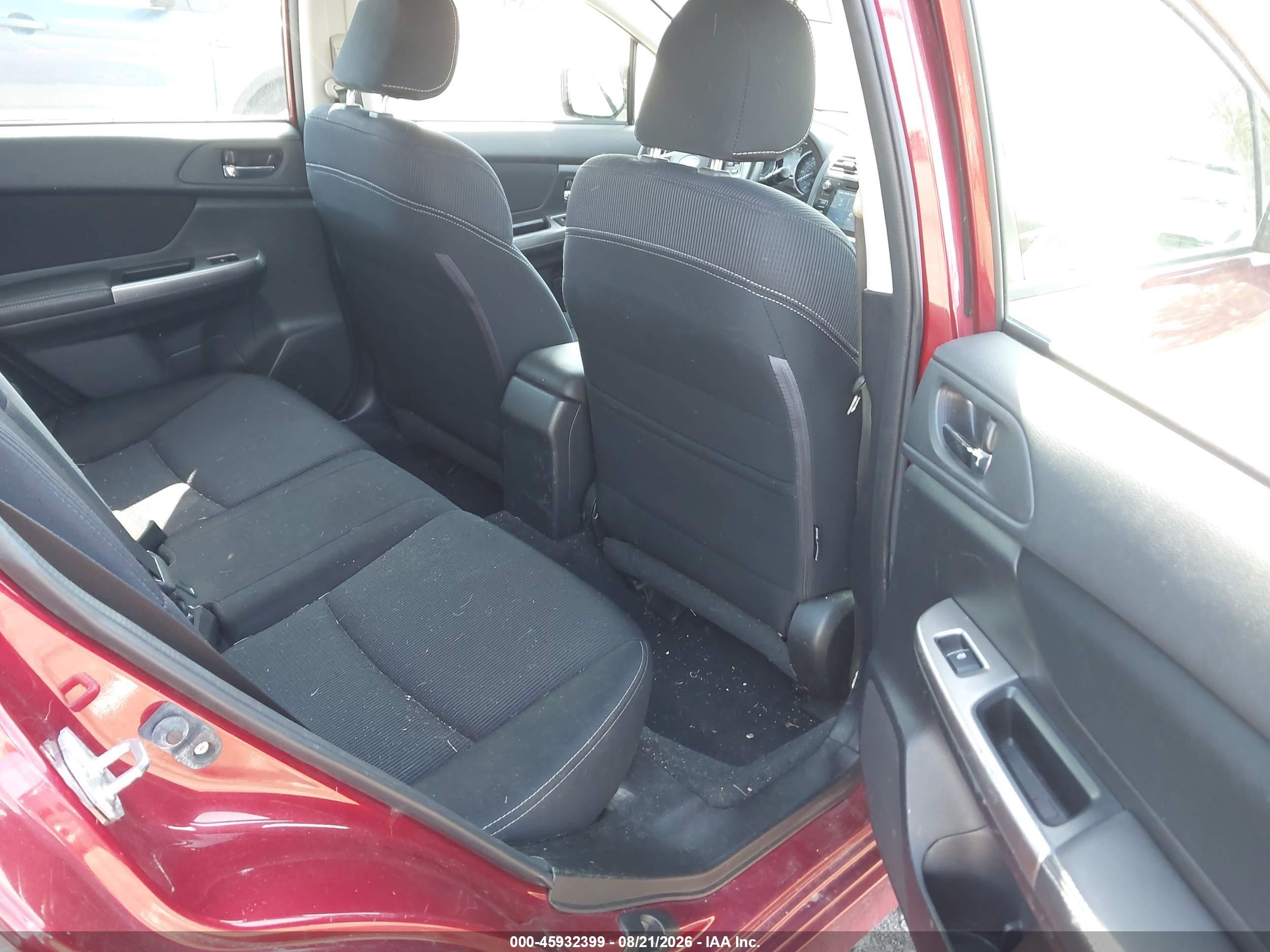 2015 Subaru Impreza Sport Красный vin: JF1GPAY61F8247116