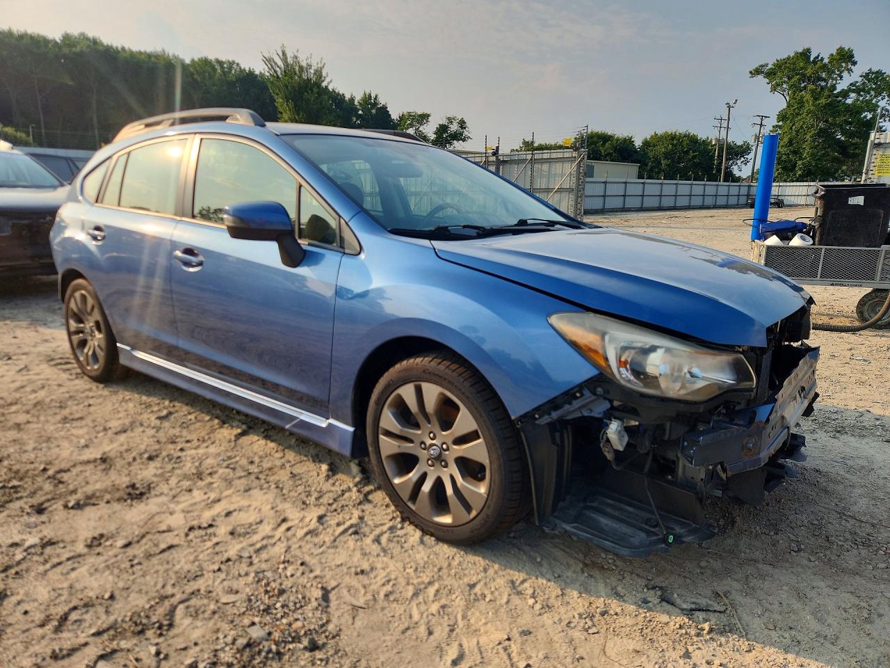 2015 Subaru Impreza Sport Blue vin: JF1GPAY62F8235508
