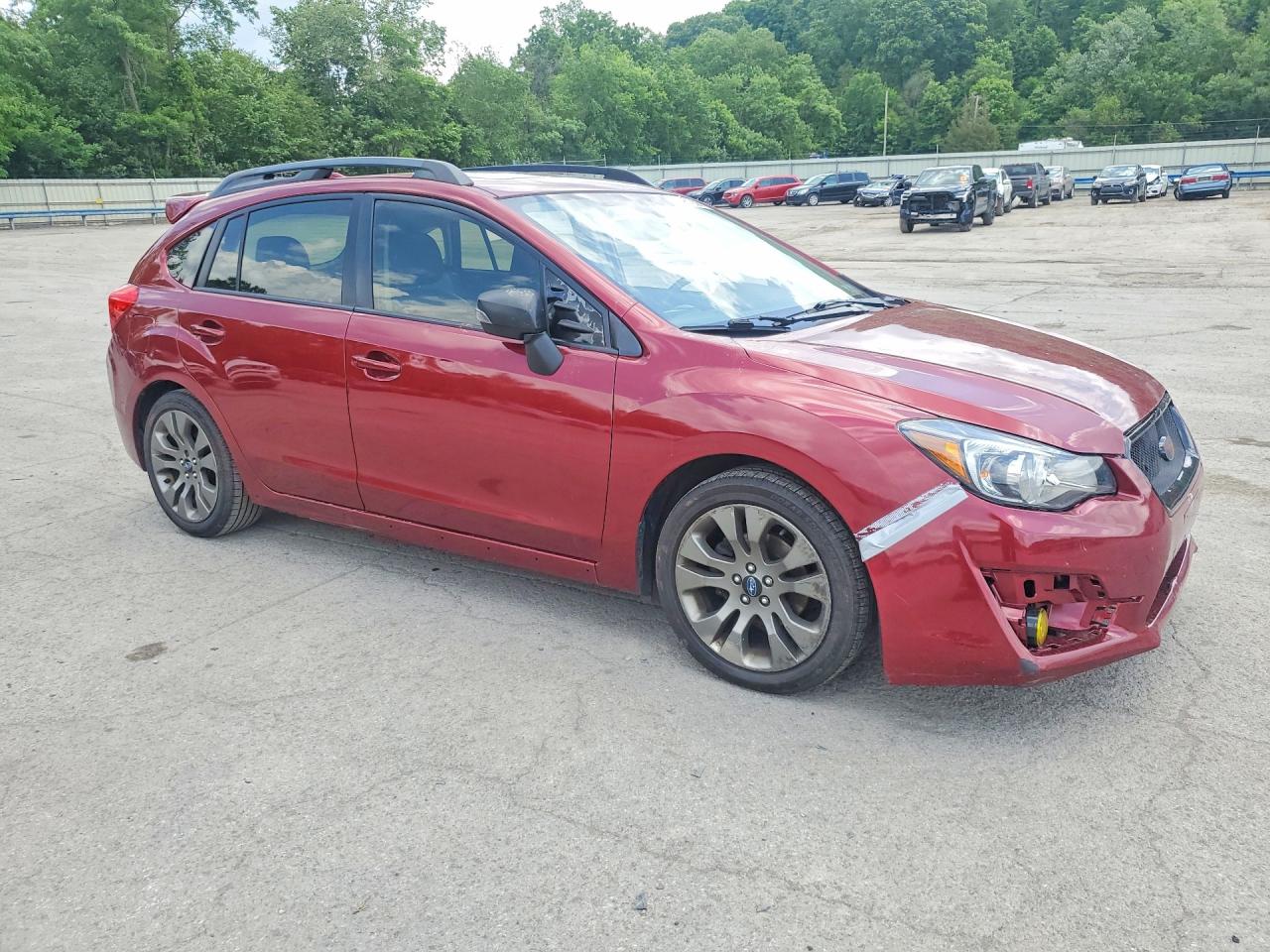 2016 Subaru Impreza Sport Limited Red vin: JF1GPAY63GH213857