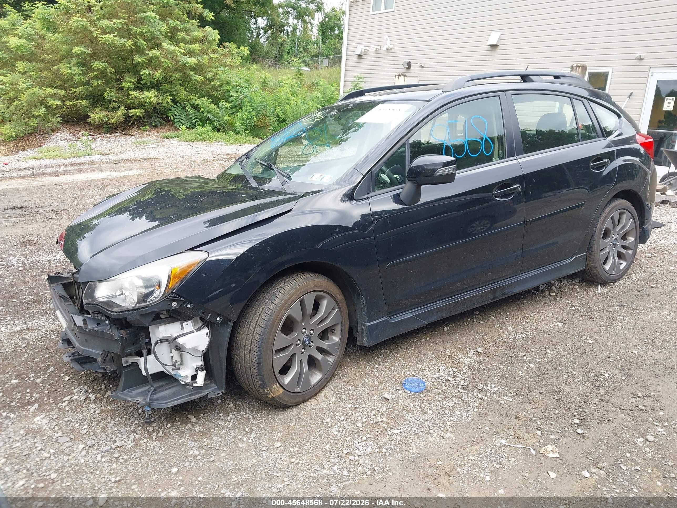2015 Subaru Impreza 2.0i Sport Premium Черный vin: JF1GPAY64F8243593