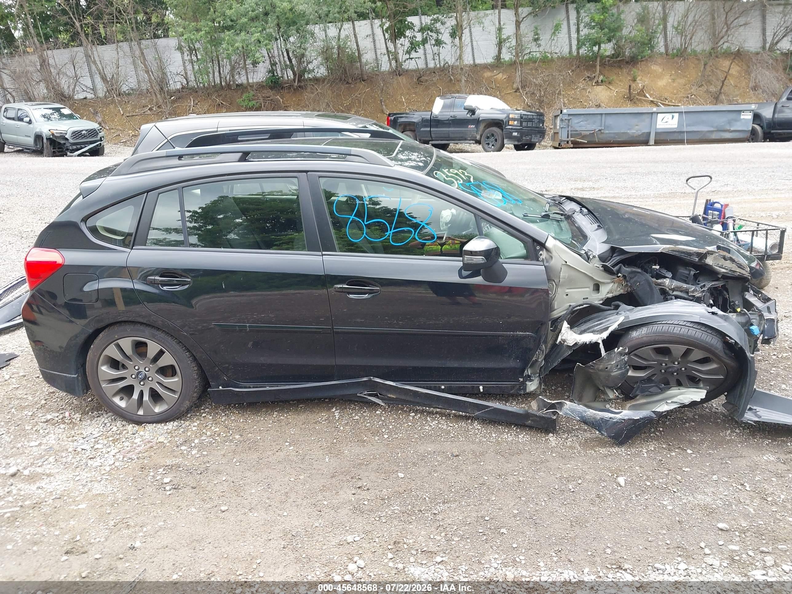 2015 Subaru Impreza 2.0i Sport Premium Черный vin: JF1GPAY64F8243593
