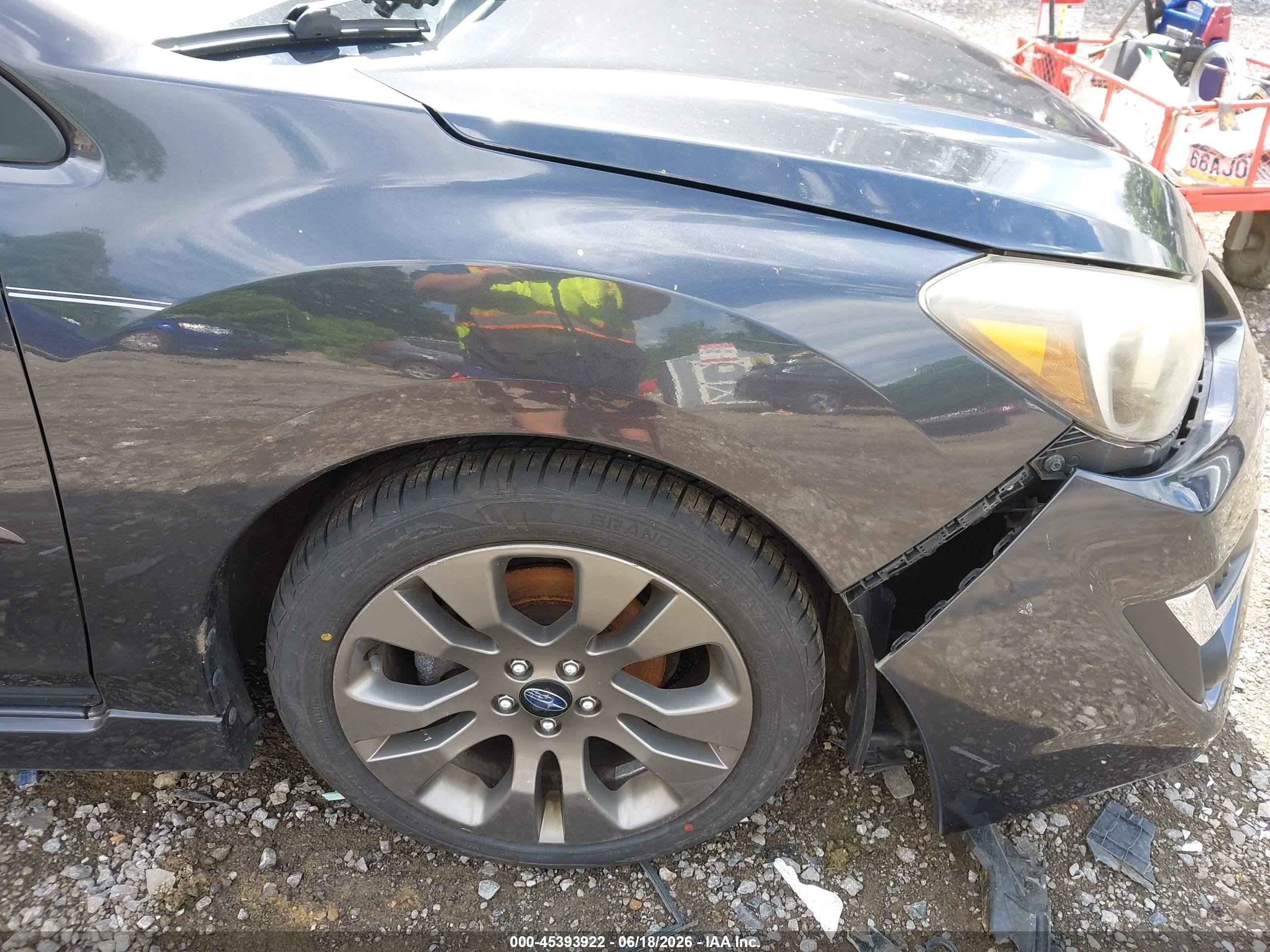 2015 Subaru Impreza 2.0i Sport Premium Gray vin: JF1GPAY66F8233082