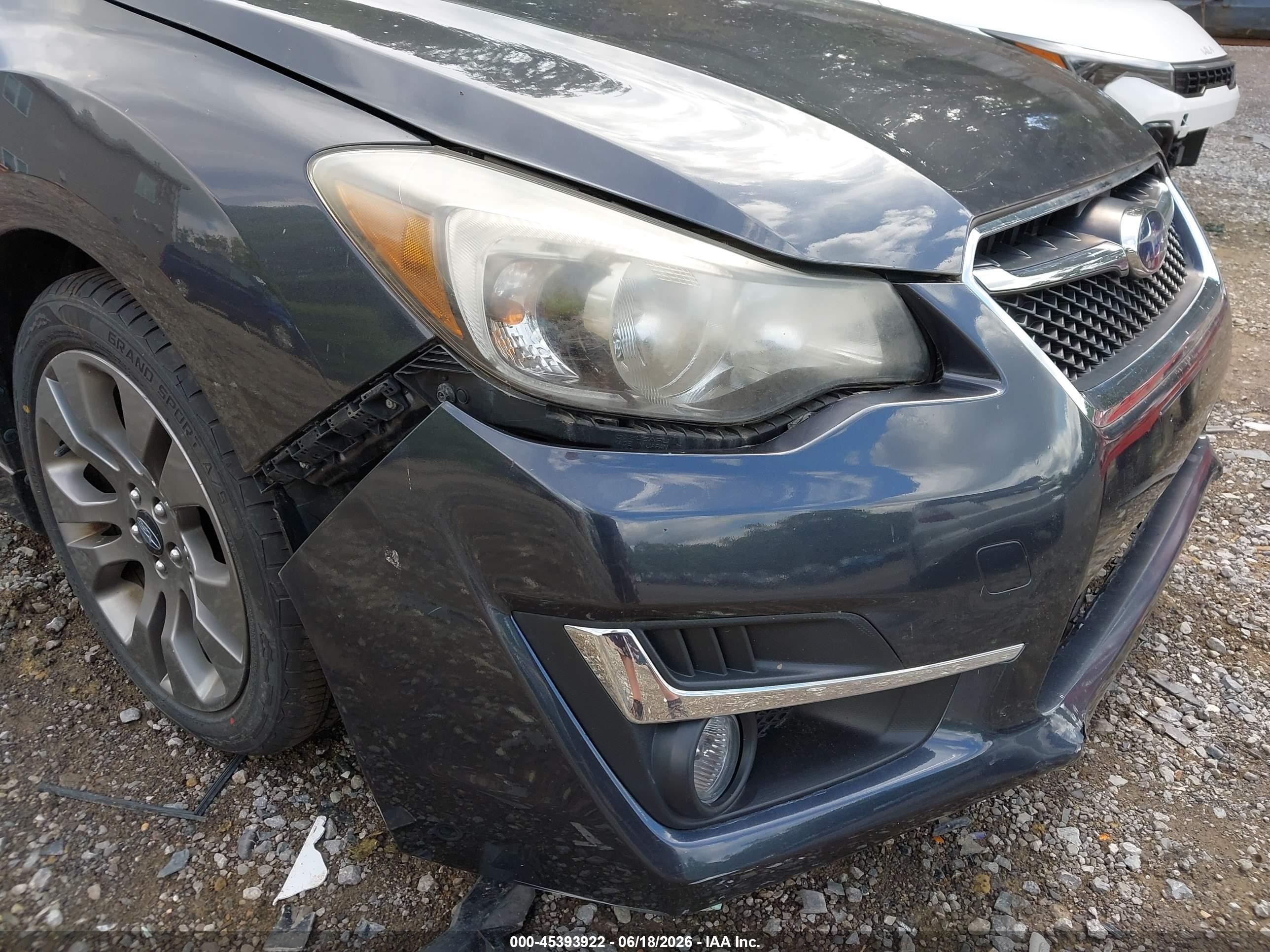 2015 Subaru Impreza 2.0i Sport Premium Gray vin: JF1GPAY66F8233082