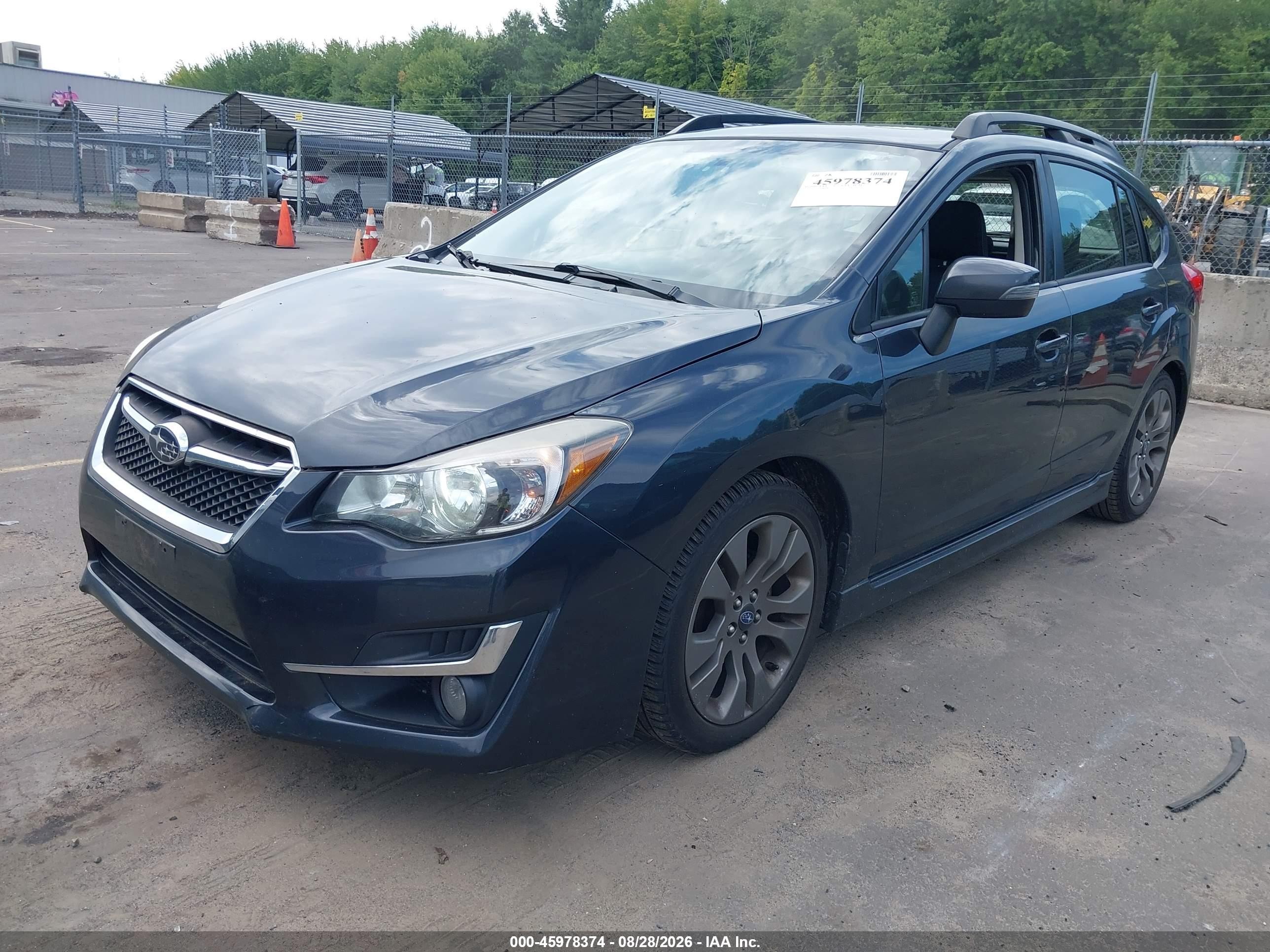 2015 Subaru Impreza 2.0i Sport Premium Gray vin: JF1GPAY68F8237215