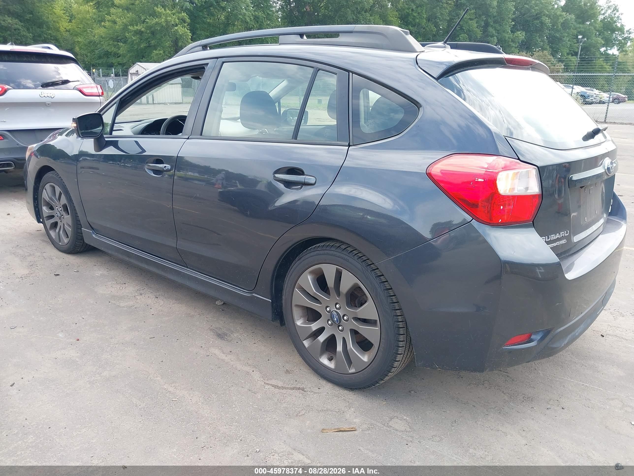 2015 Subaru Impreza 2.0i Sport Premium Gray vin: JF1GPAY68F8237215