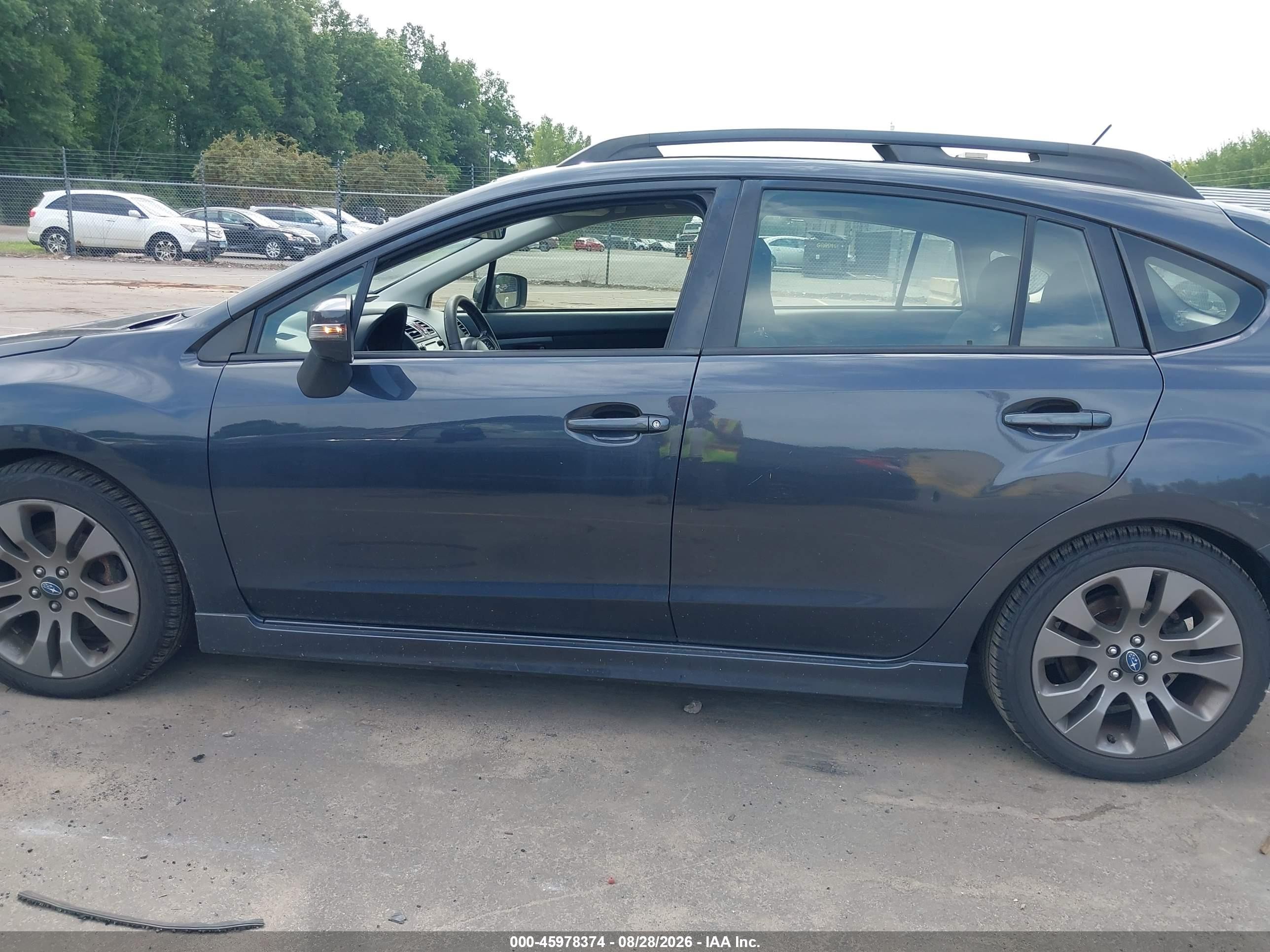 2015 Subaru Impreza 2.0i Sport Premium Gray vin: JF1GPAY68F8237215