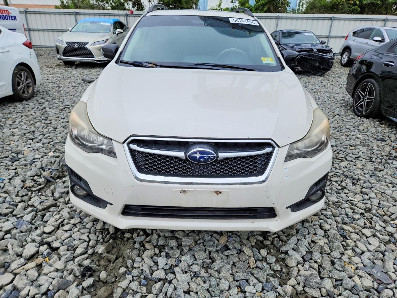 2015 Subaru Impreza Sport White vin: JF1GPAY68F8238039