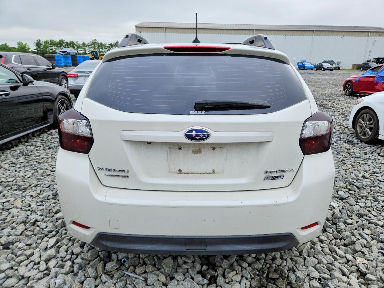 2015 Subaru Impreza Sport White vin: JF1GPAY68F8238039